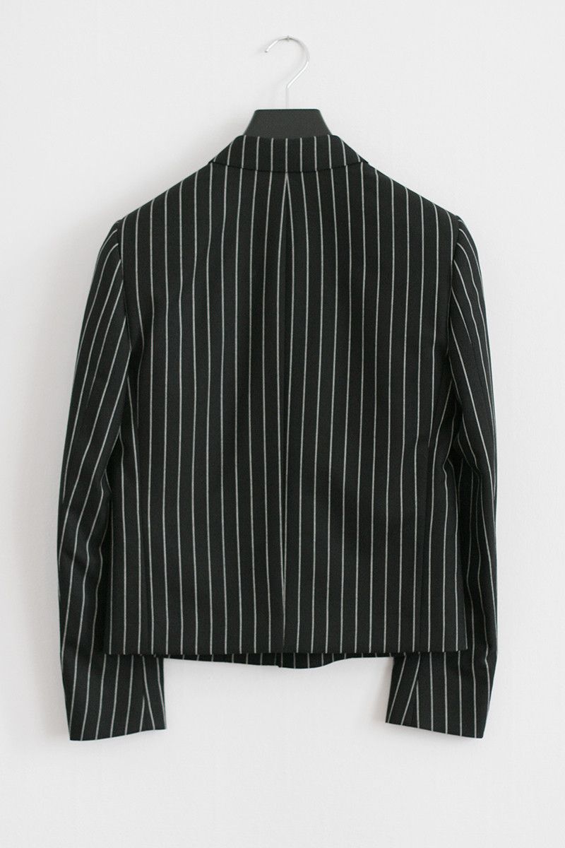 Celine × Hedi Slimane Mods 3 button short blazer with tennis stripes Size 34R - 2 Thumbnail