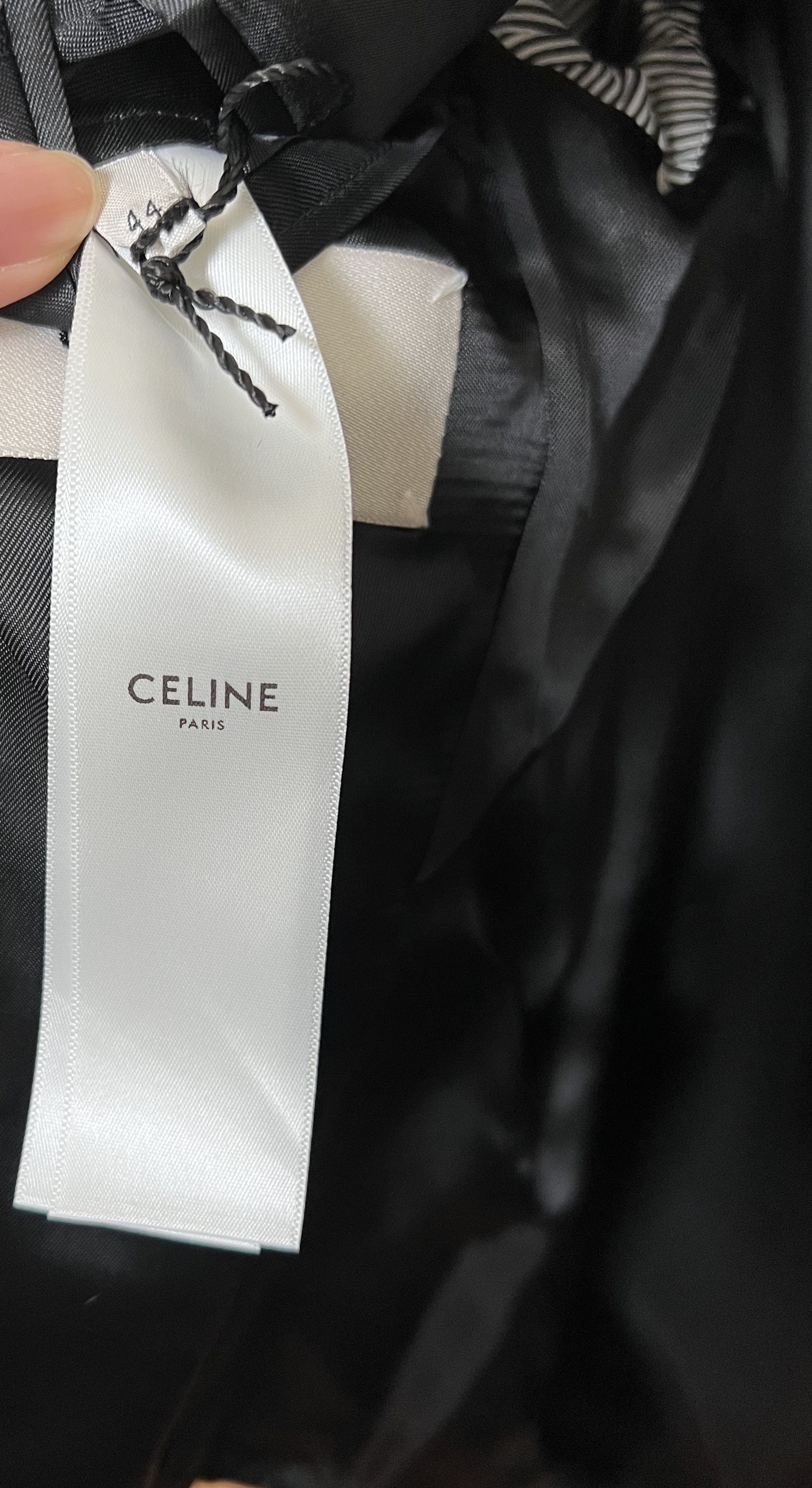 Celine × Hedi Slimane Mods 3 button short blazer with tennis stripes Size 34R - 6 Thumbnail