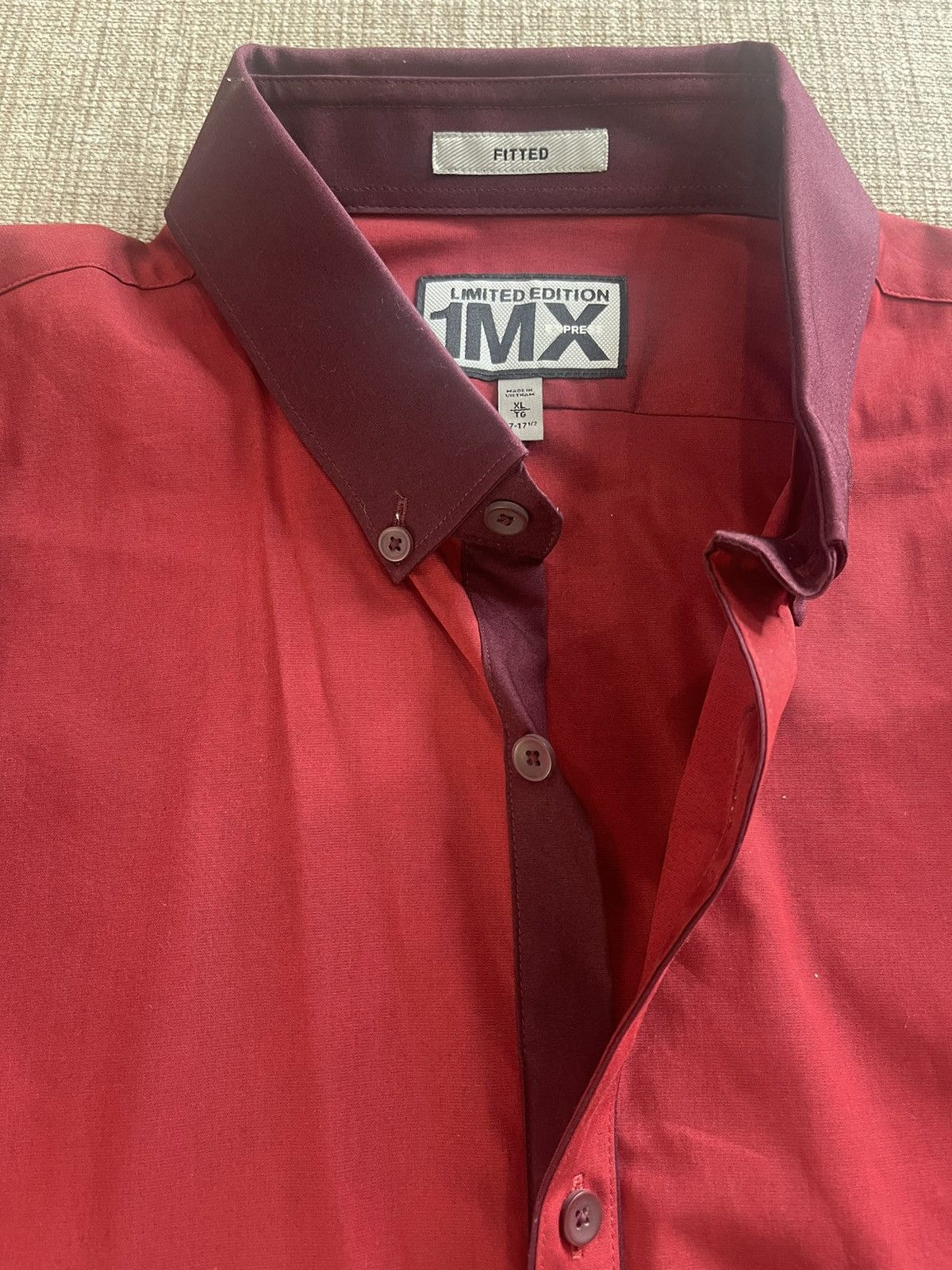 Express Express Limited Edition 1MX Fitted Shirt Size US XL / EU 56 / 4 - 5 Thumbnail