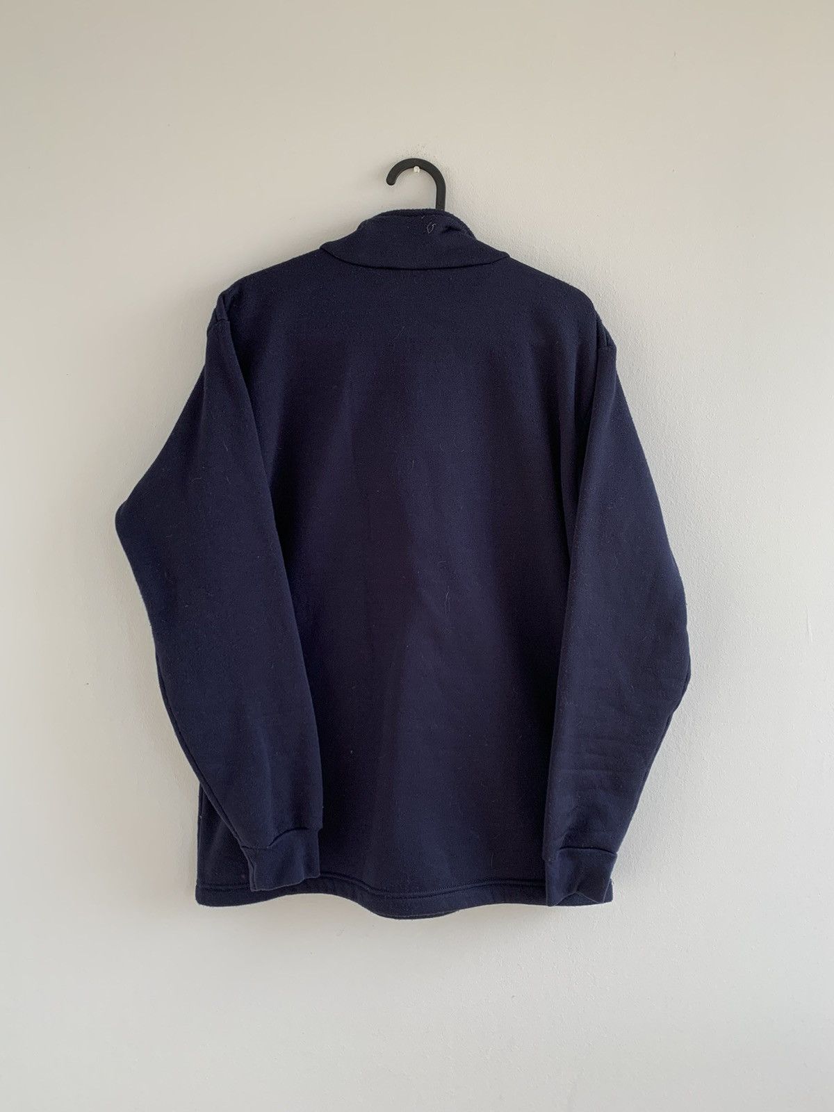 Patagonia × Vintage Vintage 90s Patagonia Capilene Navy Half Zip Sweater USA Size US L / EU 52-54 / 3 - 2 Thumbnail
