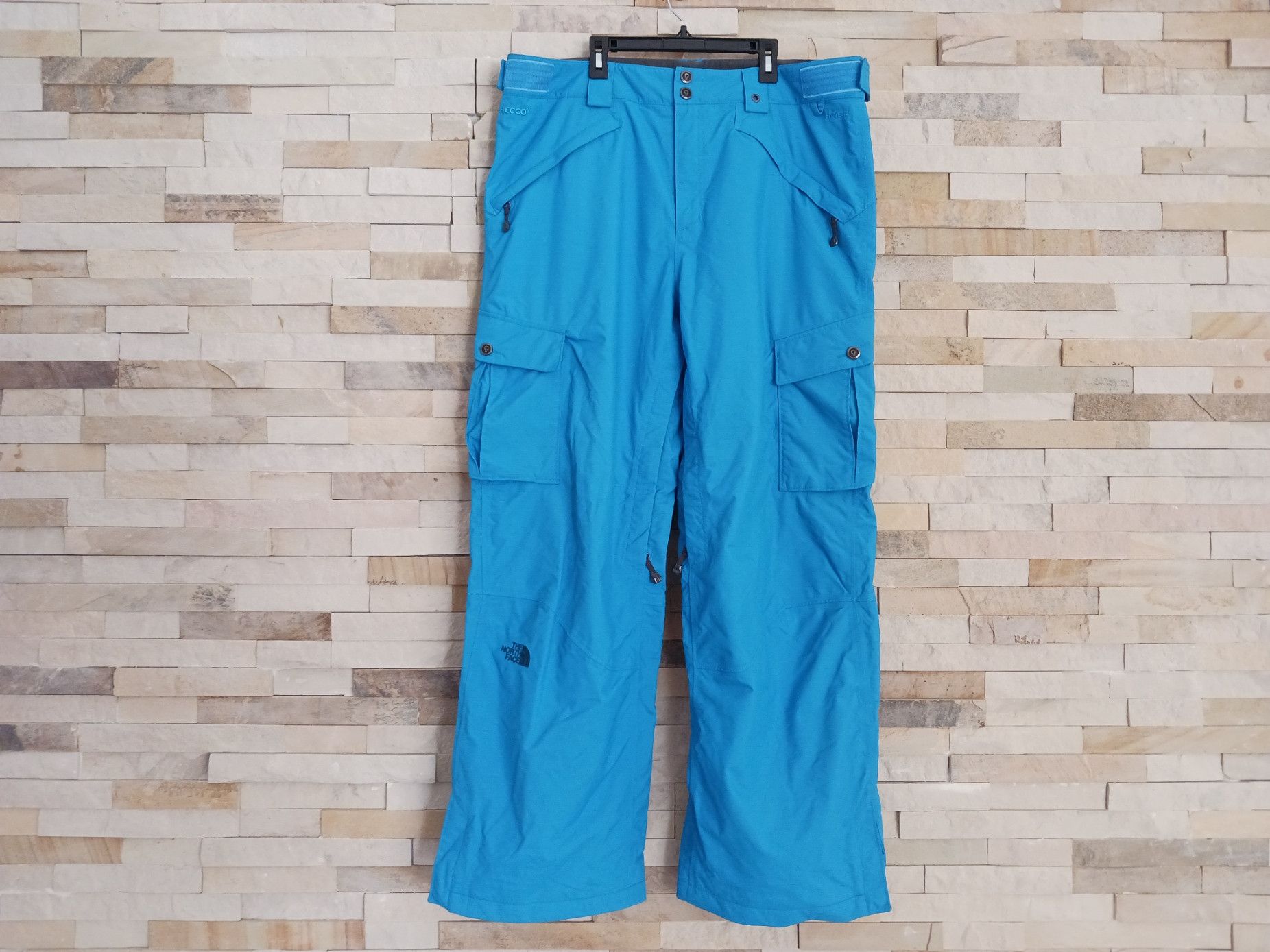 North Face Mens Large Blue Ski Snowboard Snow Pants Suit