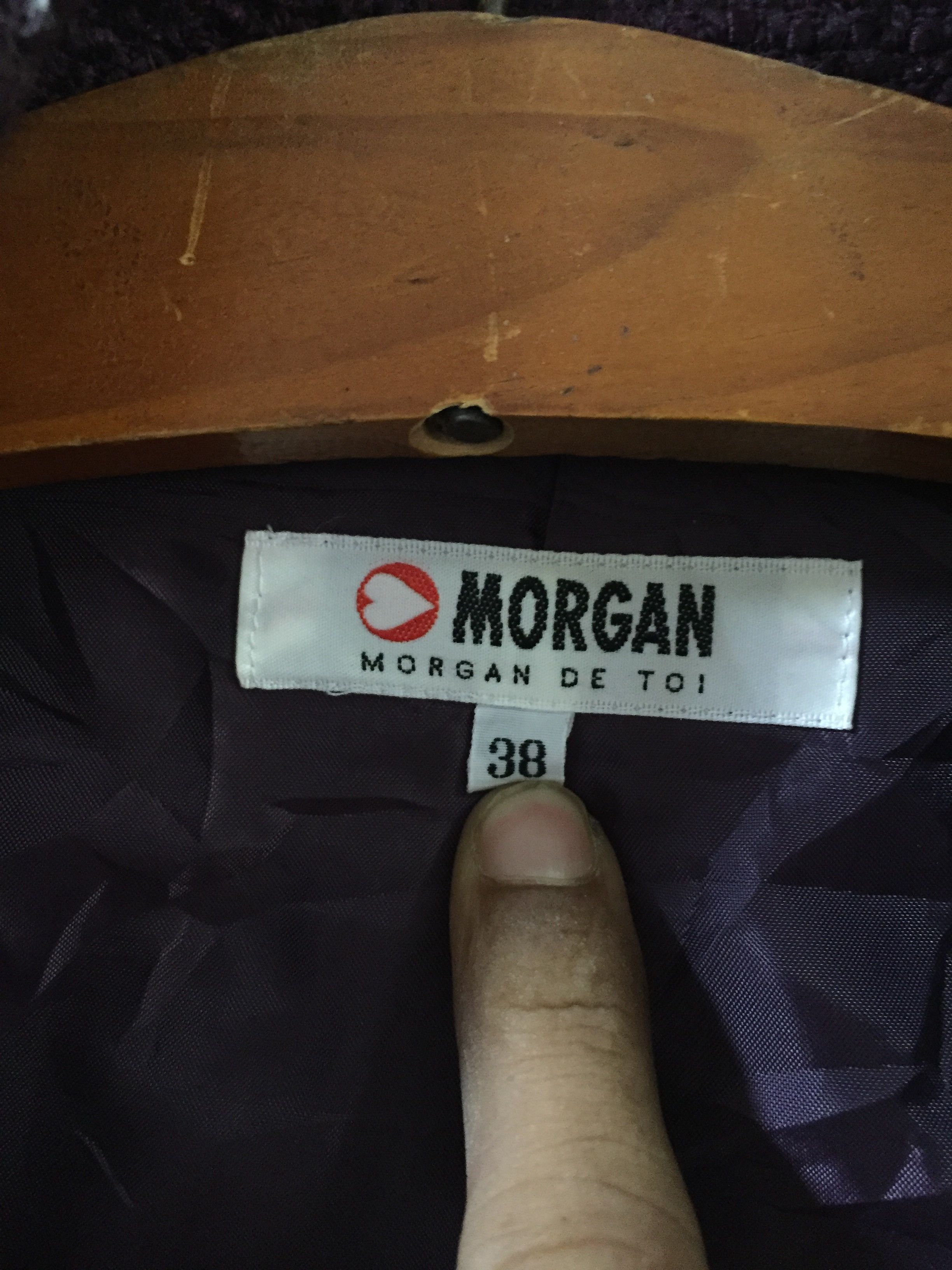 Japanese Brand Morgan De Toi Jacket Size XS / US 0-2 / IT 36-38 - 5 Thumbnail