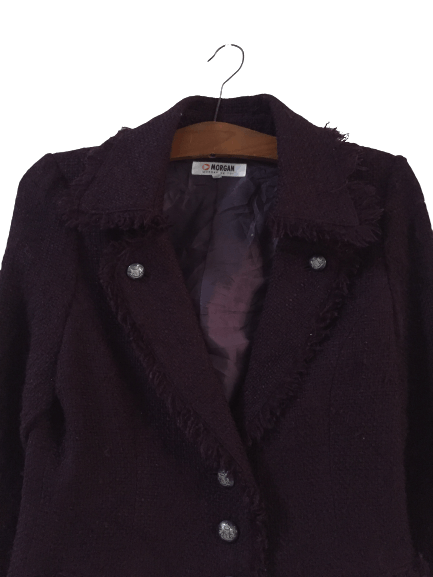 Japanese Brand Morgan De Toi Jacket Size XS / US 0-2 / IT 36-38 - 4 Thumbnail