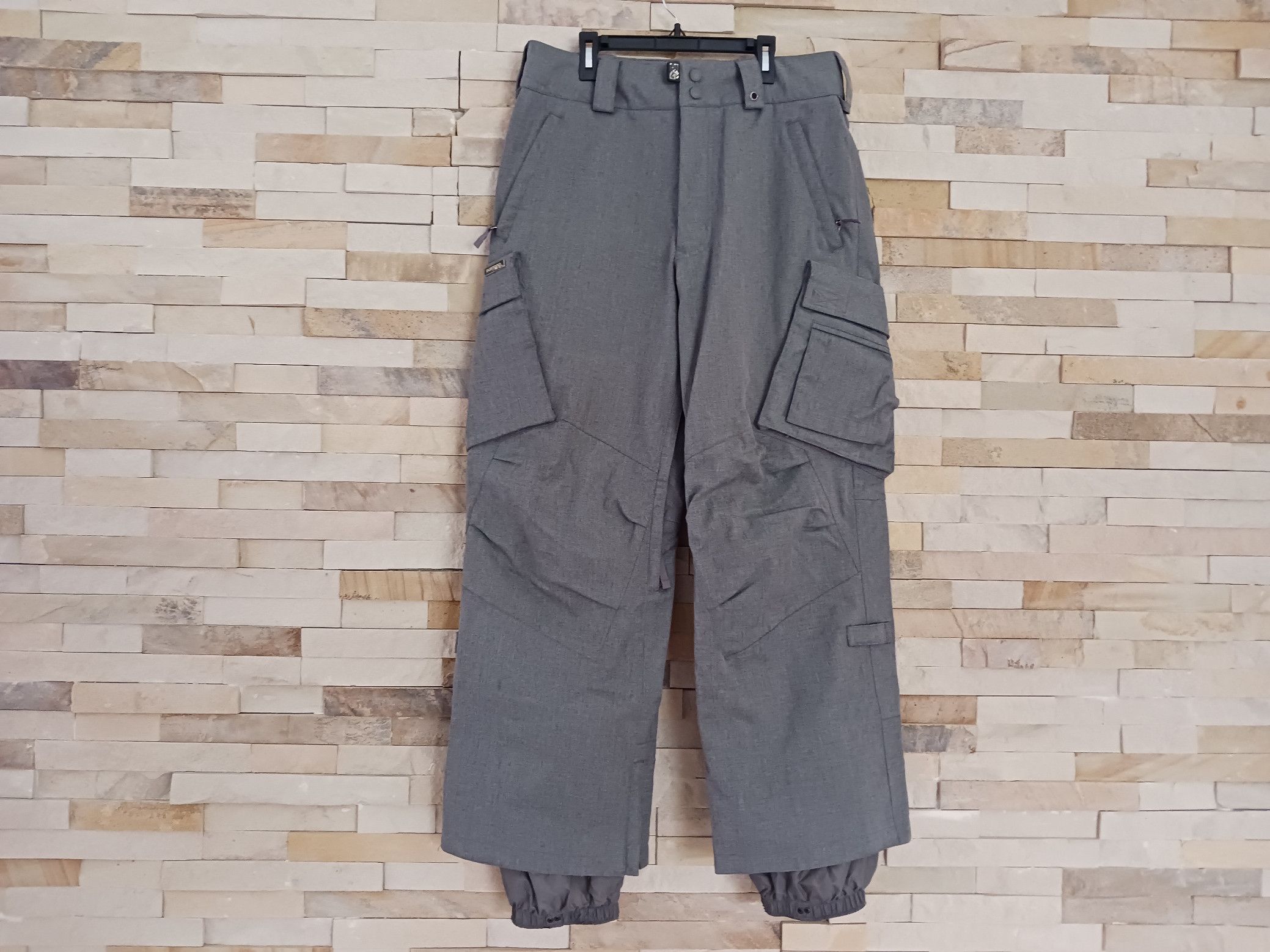 Burton Mens Small Grey Ski Snow Snowboard Pants Suit Gray