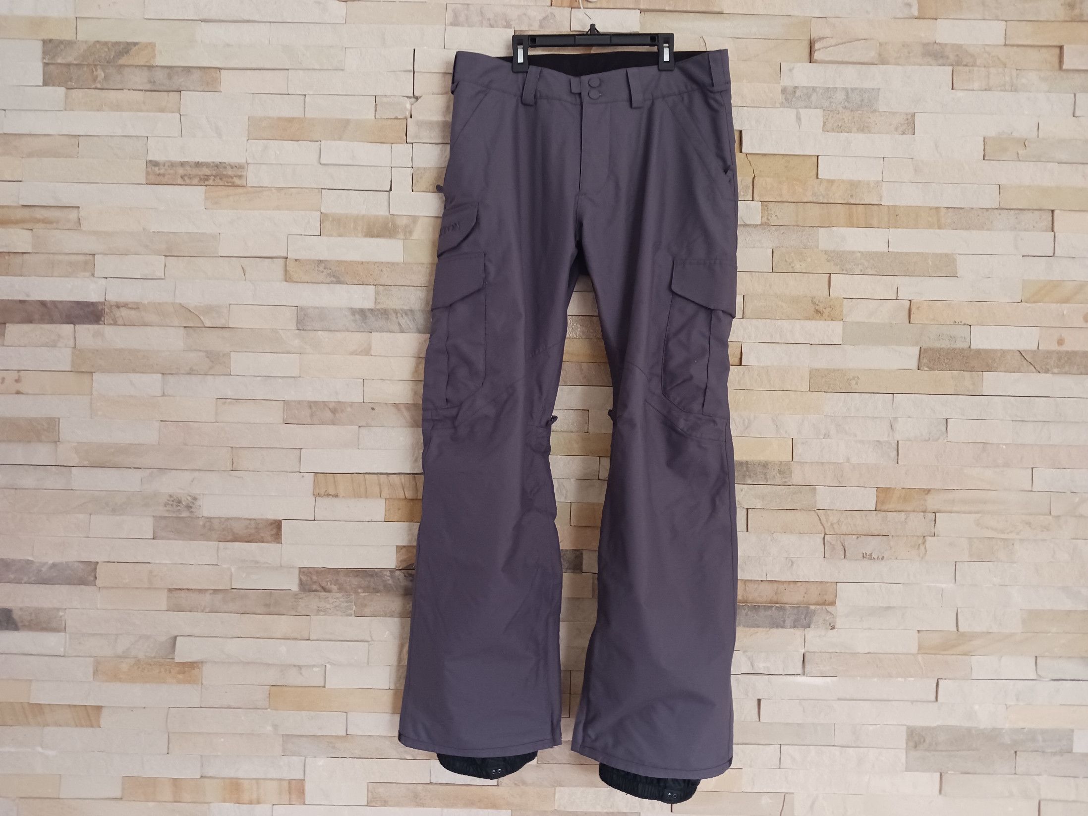 Burton Mens Medium Grey Gray Ski Snow Snowboard Pants