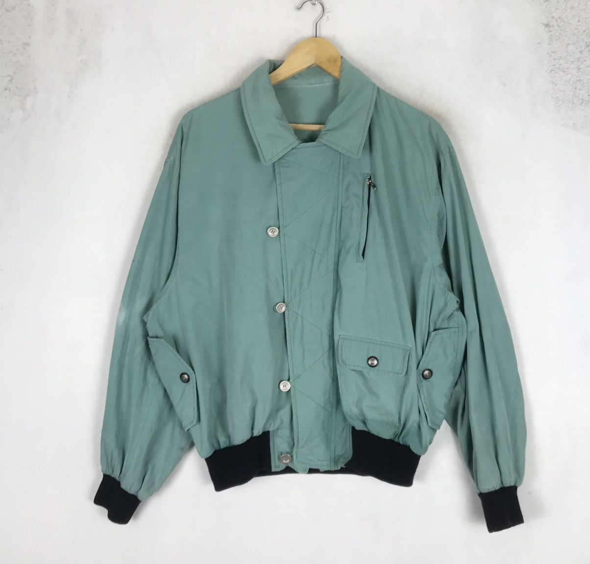 Japanese Brand × Michiko Koshino × Mr. Junko Vintage 90s Junchino by Junko Koshino Oversize Bomber Style Size US M / EU 48-50 / 2 - 4 Thumbnail