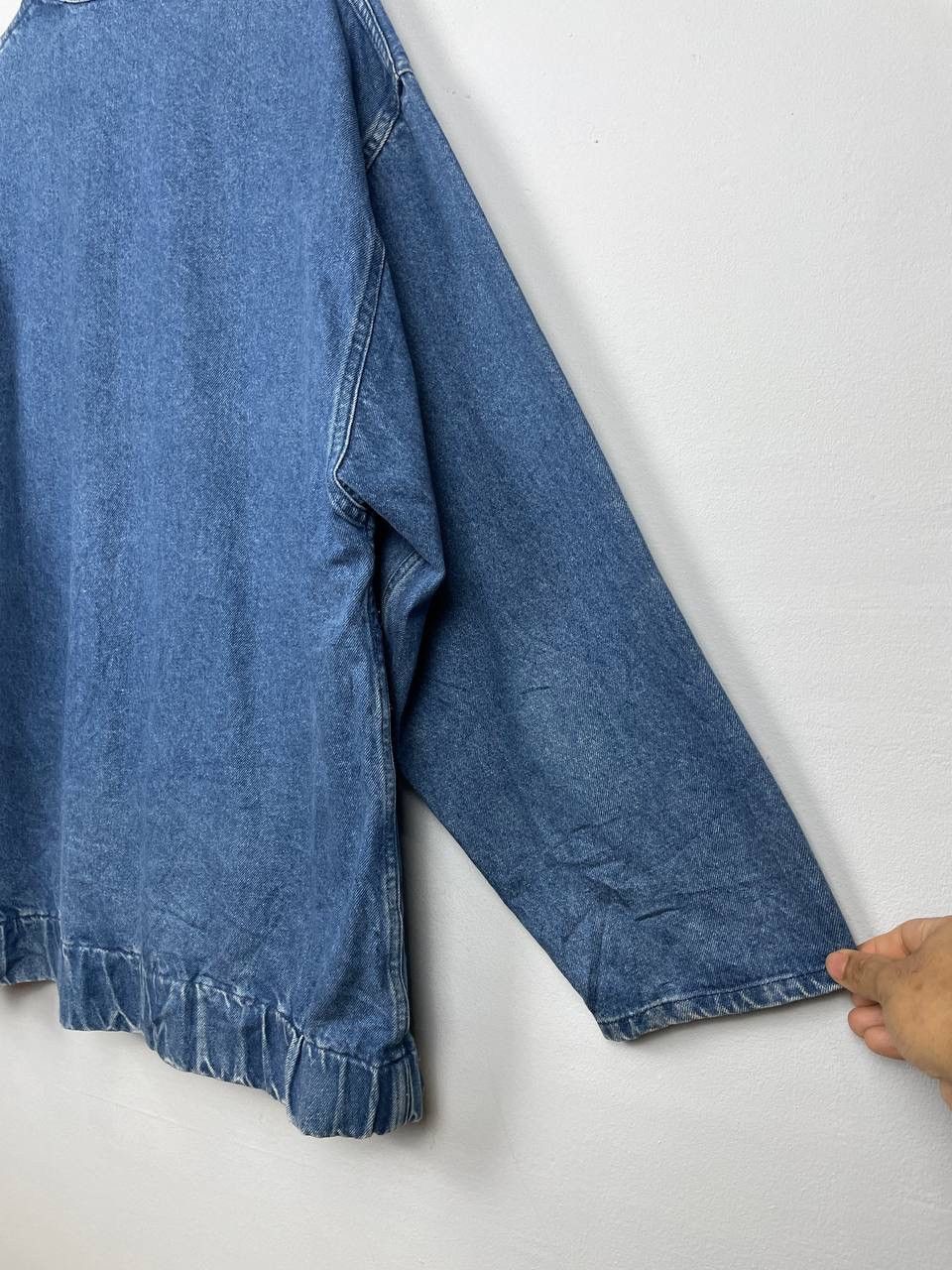 Japanese Brand Vintage Conwill Denim Kangaroo Pocket Jacket Size US L / EU 52-54 / 3 - 8 Thumbnail