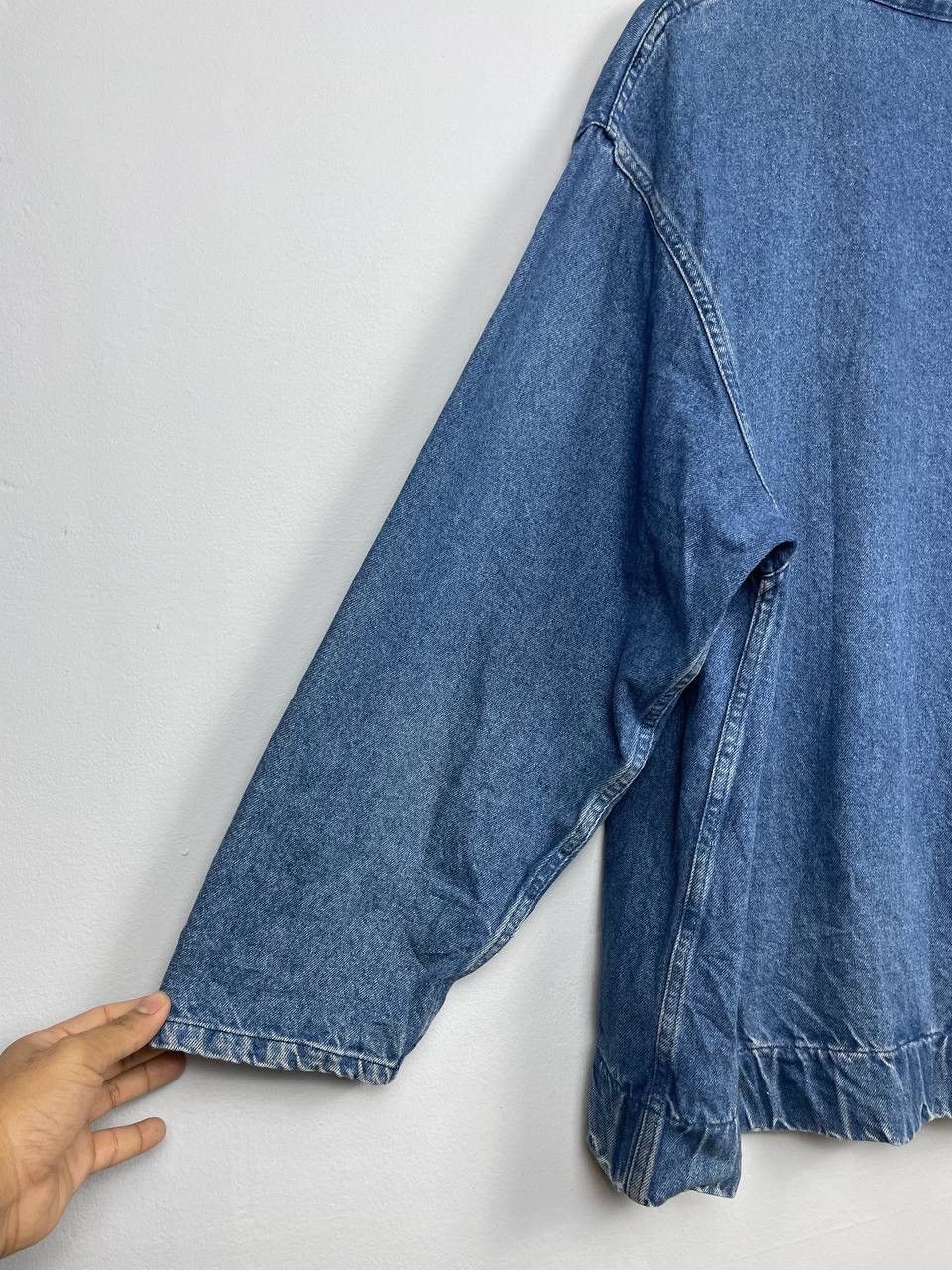 Japanese Brand Vintage Conwill Denim Kangaroo Pocket Jacket Size US L / EU 52-54 / 3 - 7 Thumbnail