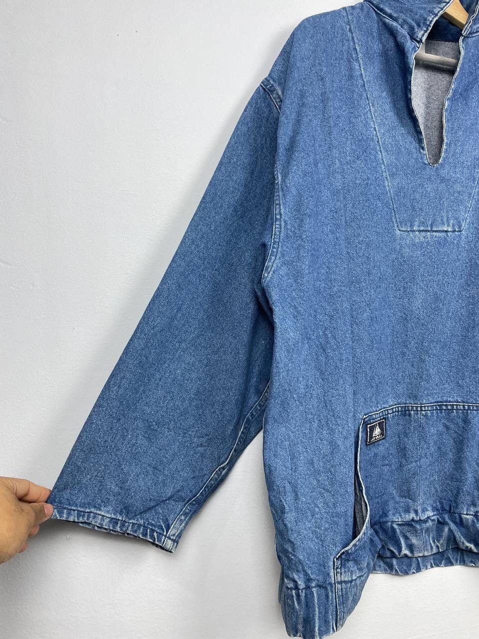 Japanese Brand Vintage Conwill Denim Kangaroo Pocket Jacket Size US L / EU 52-54 / 3 - 3 Thumbnail