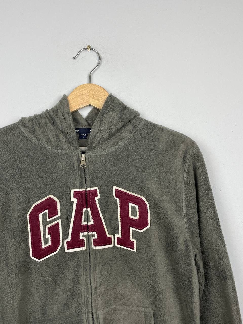 Gap × Other × Vintage Vintage GAP Big Logo Fleece Jacket Size S / US 4 / IT 40 - 2 Thumbnail