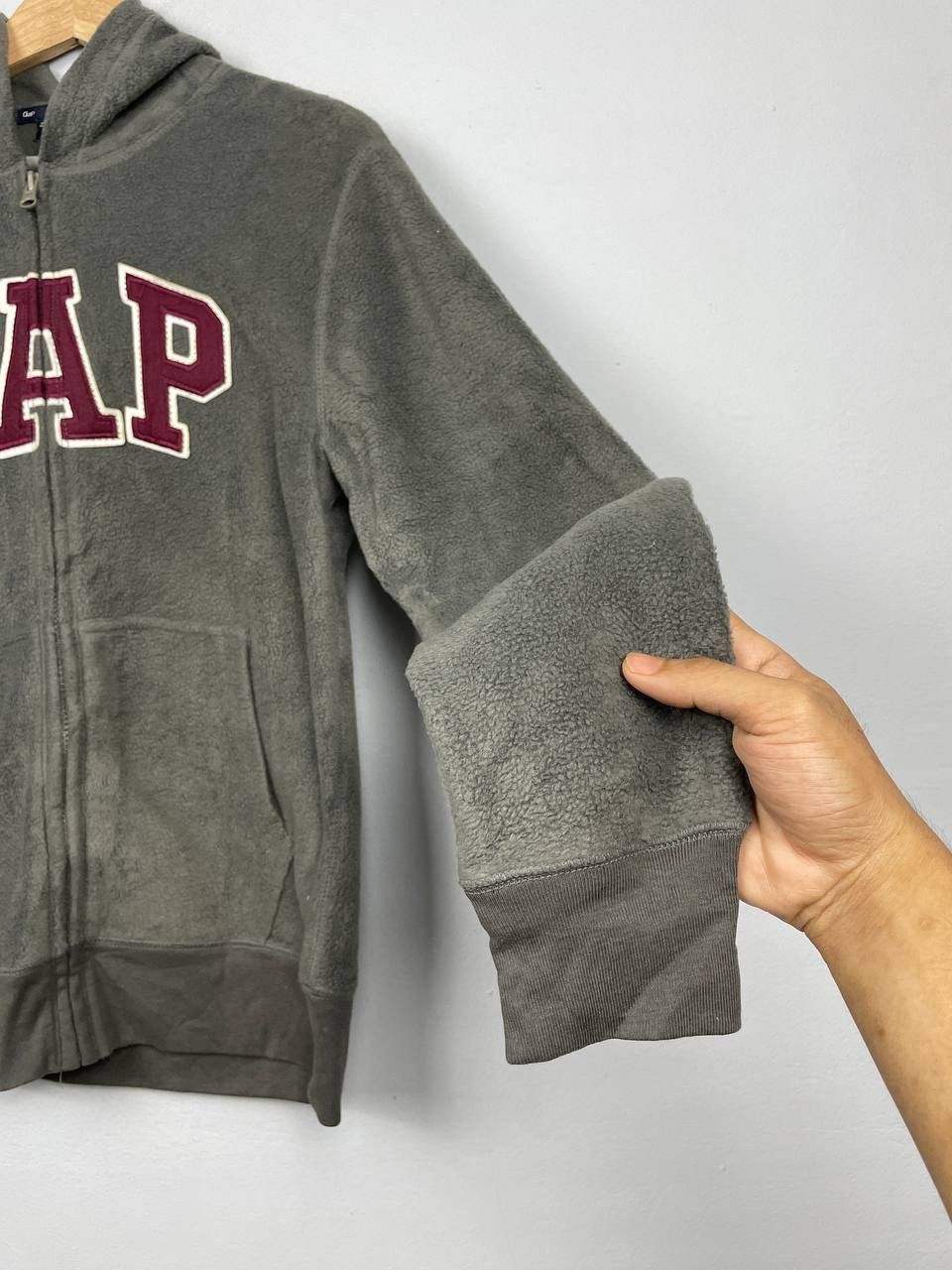 Gap × Other × Vintage Vintage GAP Big Logo Fleece Jacket Size S / US 4 / IT 40 - 4 Thumbnail