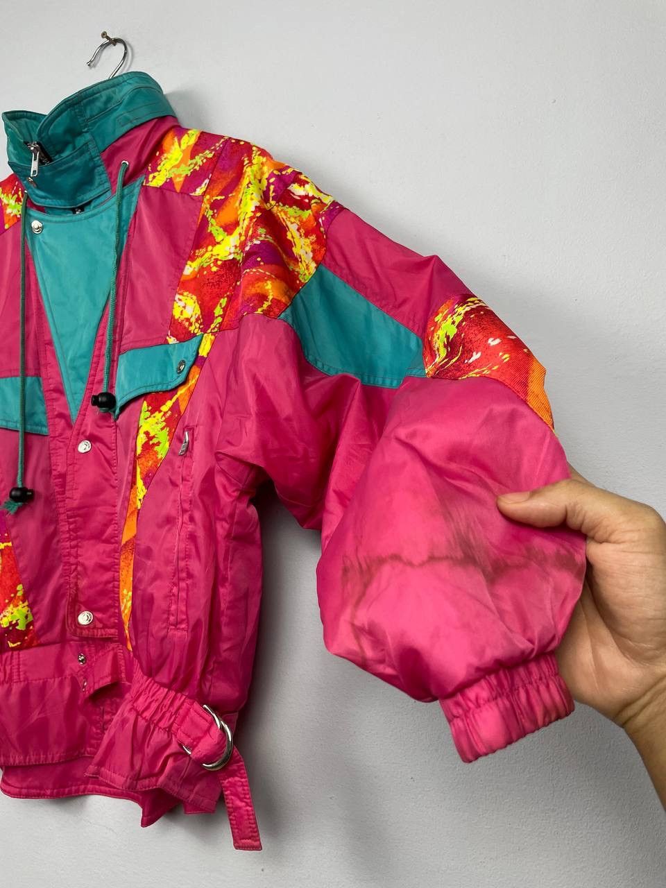 Vintage Vintage Pulse Sport Japanese Brand Ski Multicolour Jacket Size US L / EU 52-54 / 3 - 5 Thumbnail