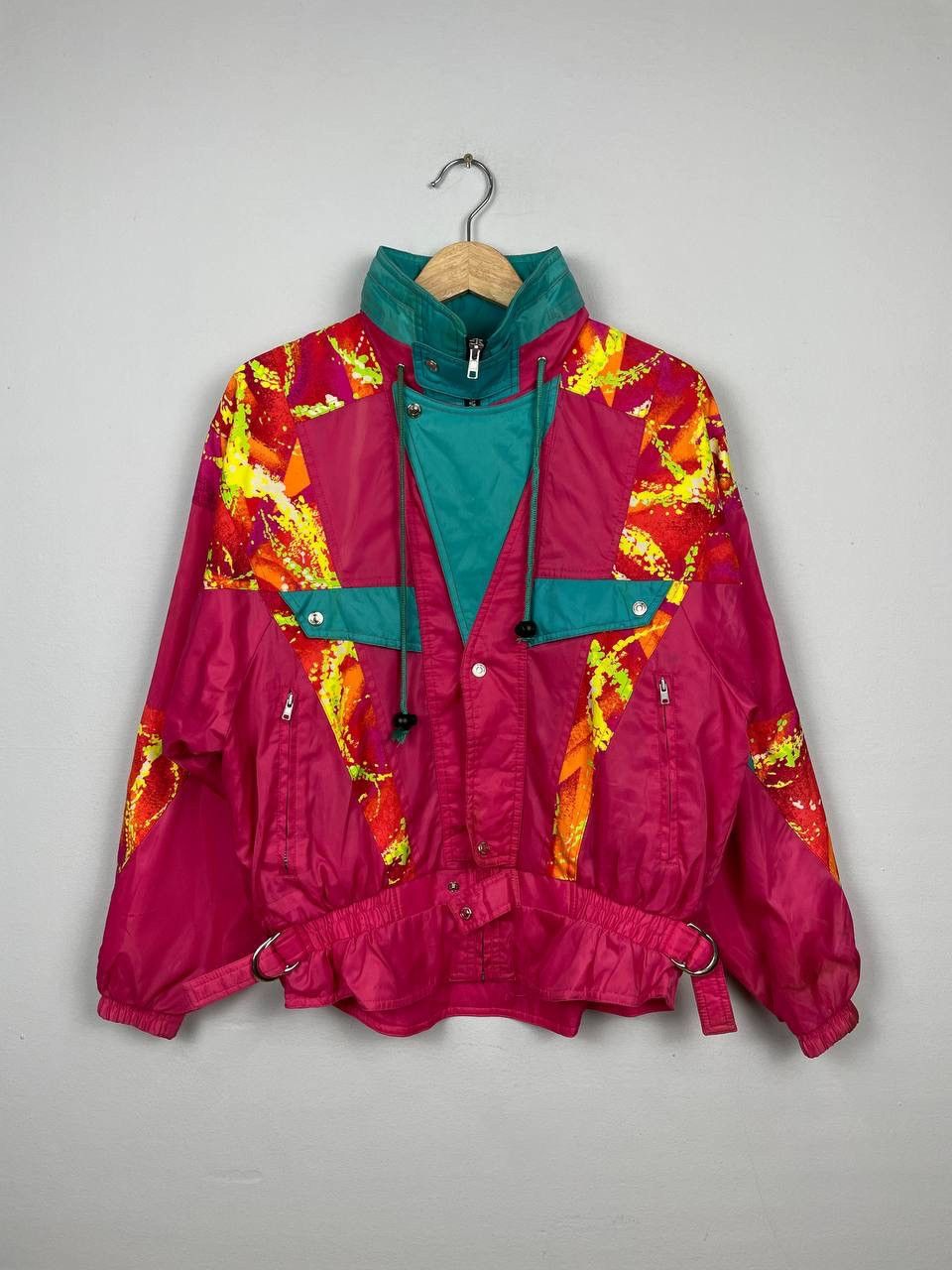 Vintage Vintage Pulse Sport Japanese Brand Ski Multicolour Jacket Size US L / EU 52-54 / 3 - 1 Thumbnail
