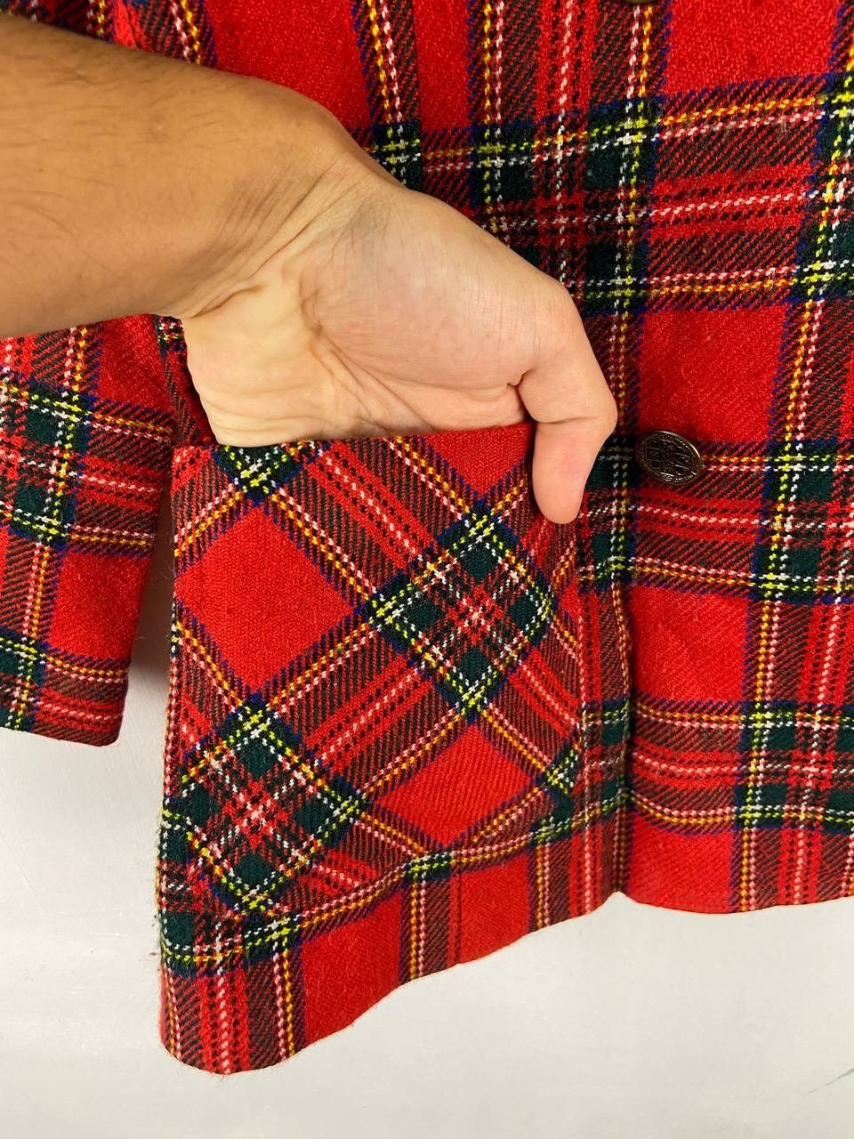 If Six Was Nine Vintage Japanese Brand Blazer Plaid Tartan Punk Style Size S / US 4 / IT 40 - 6 Thumbnail