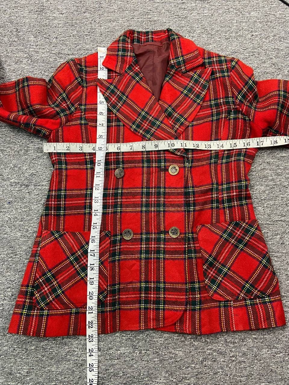 If Six Was Nine Vintage Japanese Brand Blazer Plaid Tartan Punk Style Size S / US 4 / IT 40 - 9 Thumbnail