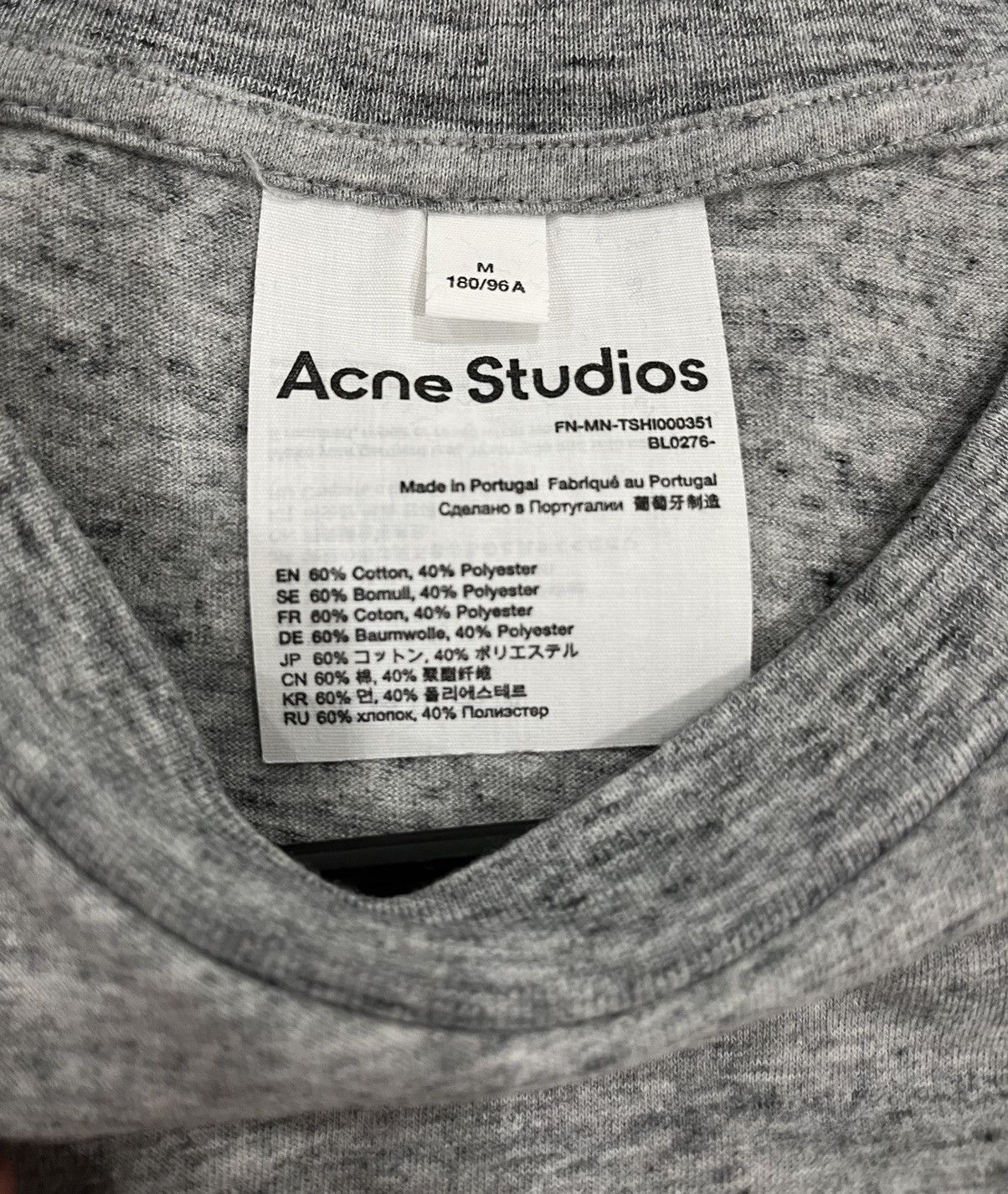 Acne Studios Edlund Pink Label T-Shirt Size US M / EU 48-50 / 2 - 3 Thumbnail