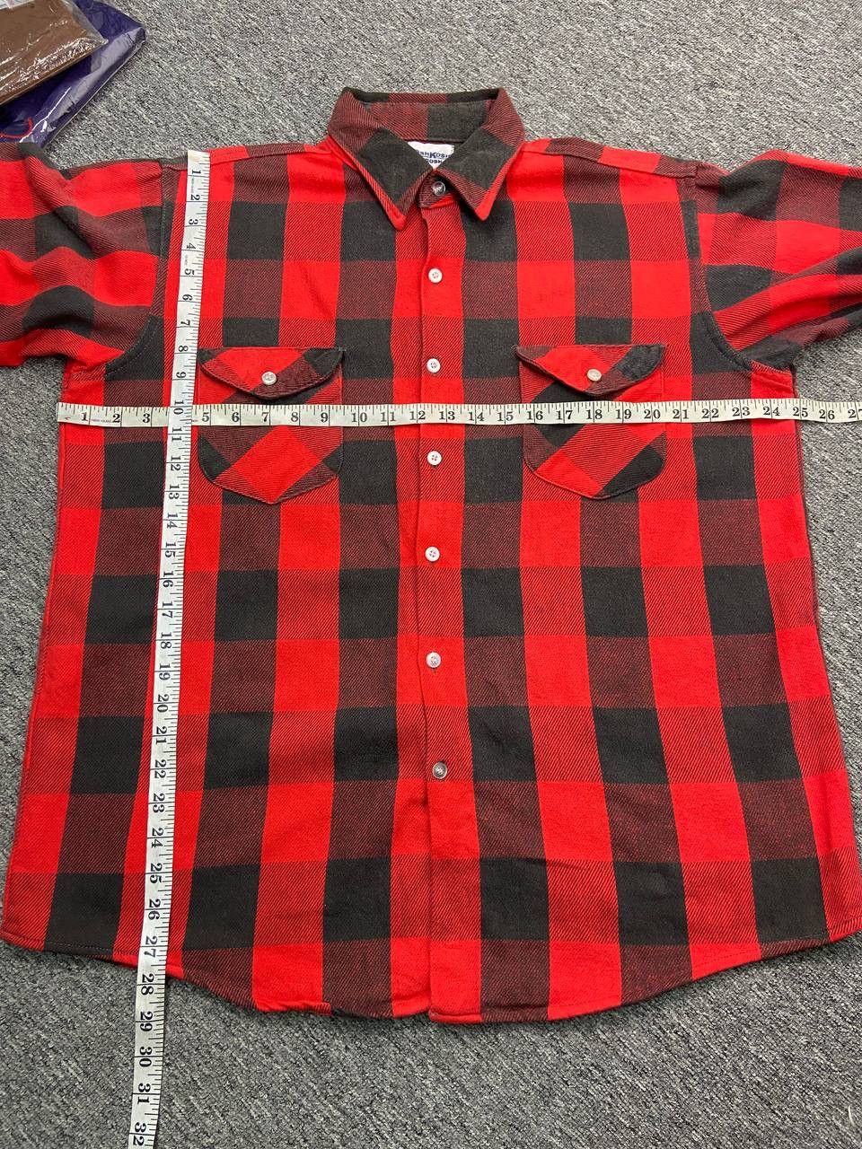 Oshkosh Vintage Oshkosh B’Gosh flannel Worker Shirt Plaid Tartan Size US M / EU 48-50 / 2 - 10 Thumbnail