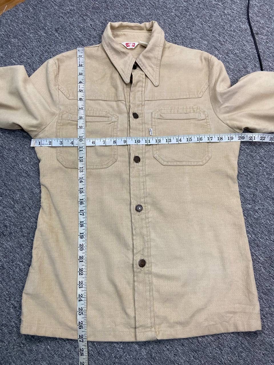 Levi's Vintage 70s 80s Levis White Tab Shirt Made in USA Size US M / EU 48-50 / 2 - 12 Thumbnail