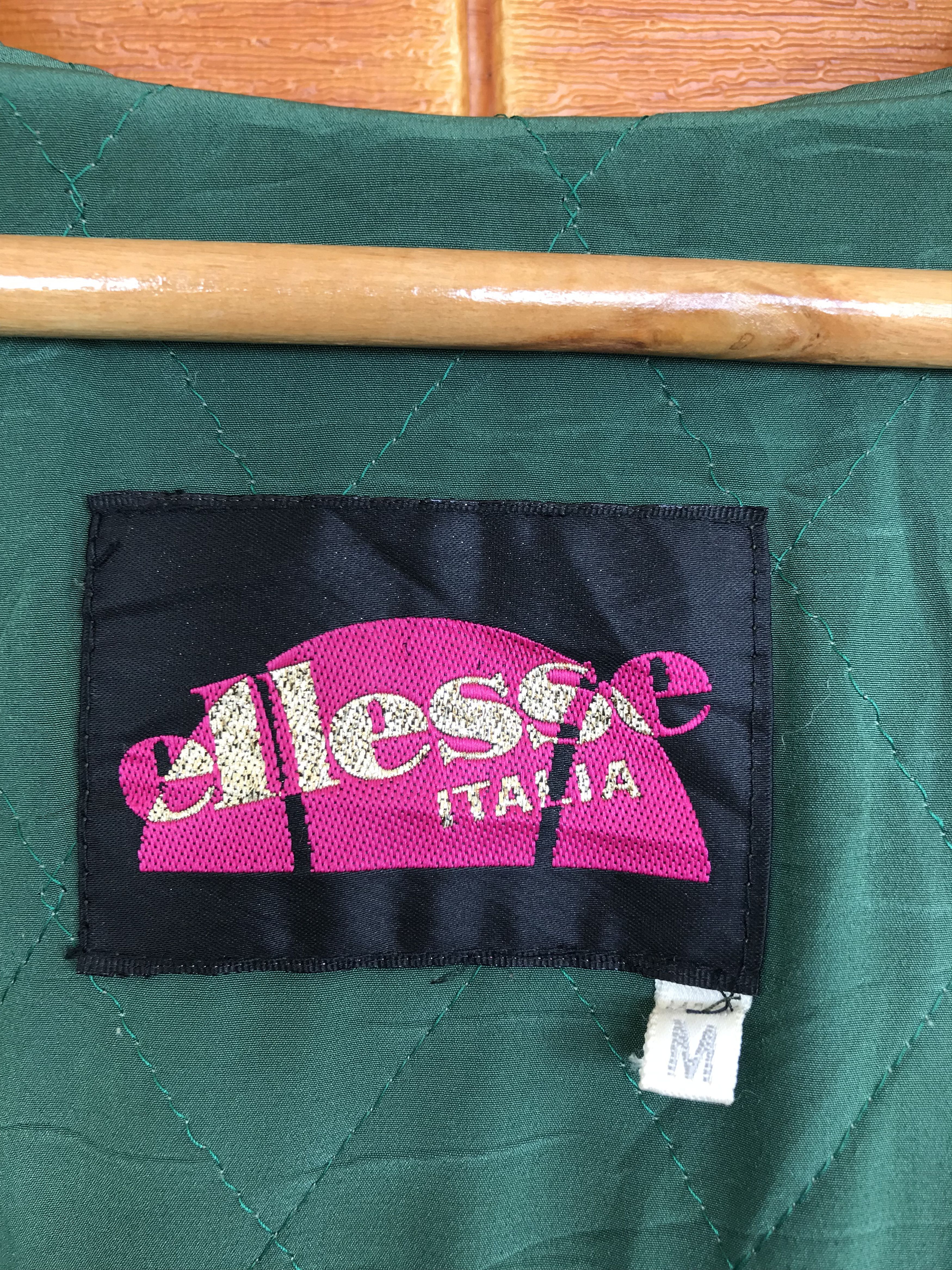 Ellesse Vtg ELLESSE Italia Quilted Pullover Hoodie Fleece Jacket Size US M / EU 48-50 / 2 - 12 Thumbnail