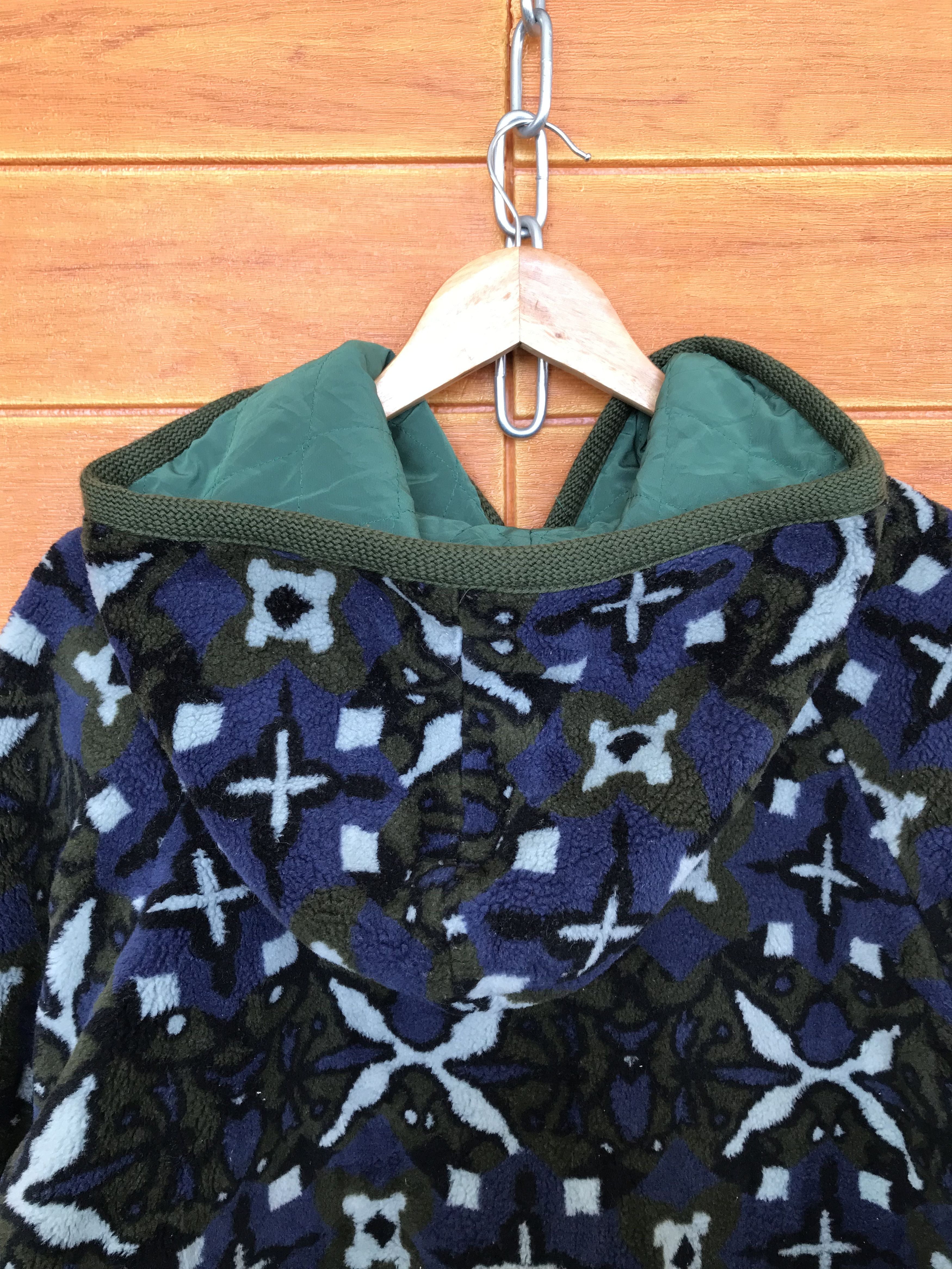 Ellesse Vtg ELLESSE Italia Quilted Pullover Hoodie Fleece Jacket Size US M / EU 48-50 / 2 - 7 Thumbnail