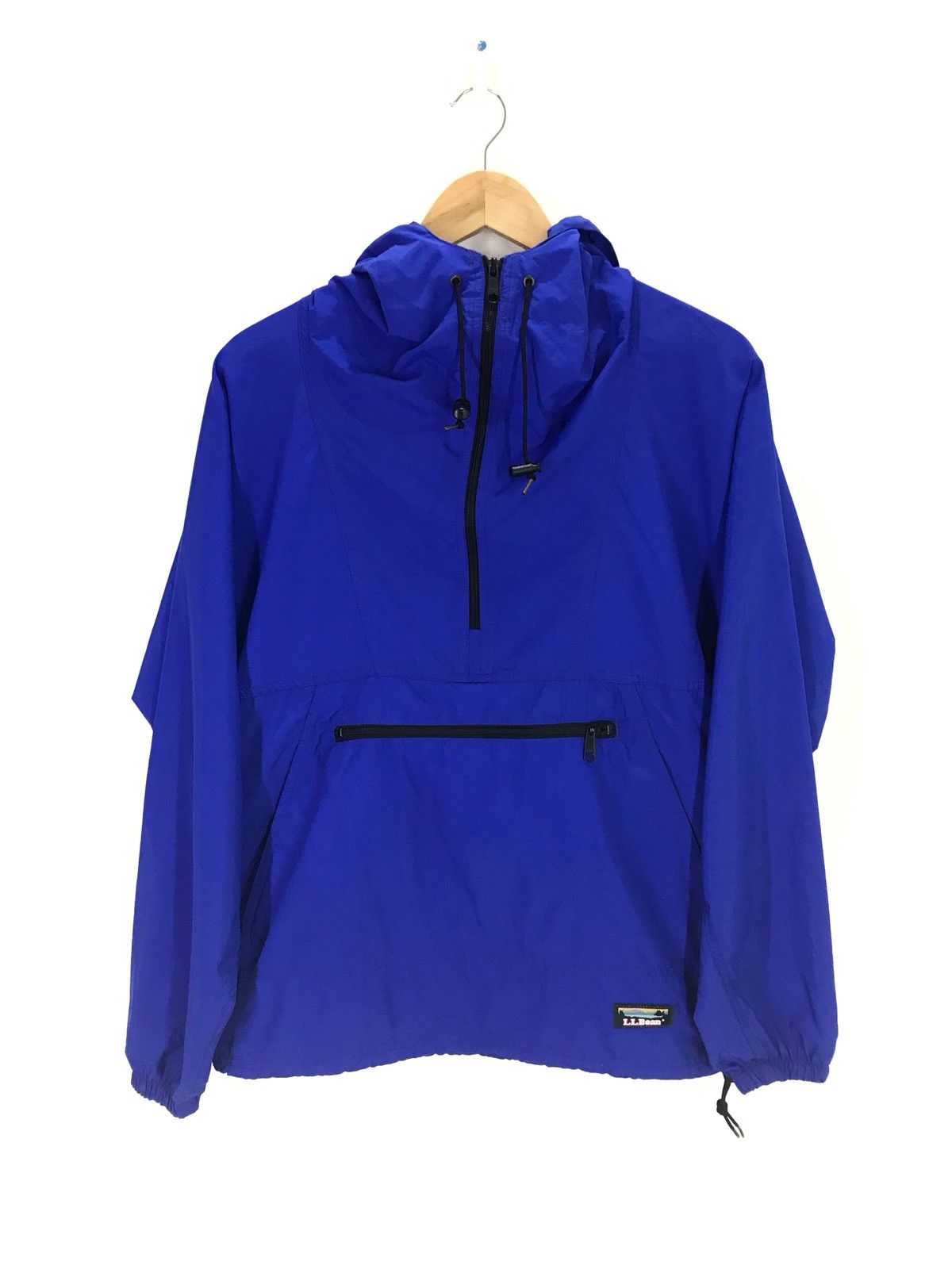 L.L. Bean Vintage L.L. BEAN Half Zipper Hooded Anorak Windbreaker Size US S / EU 44-46 / 1 - 1 Thumbnail
