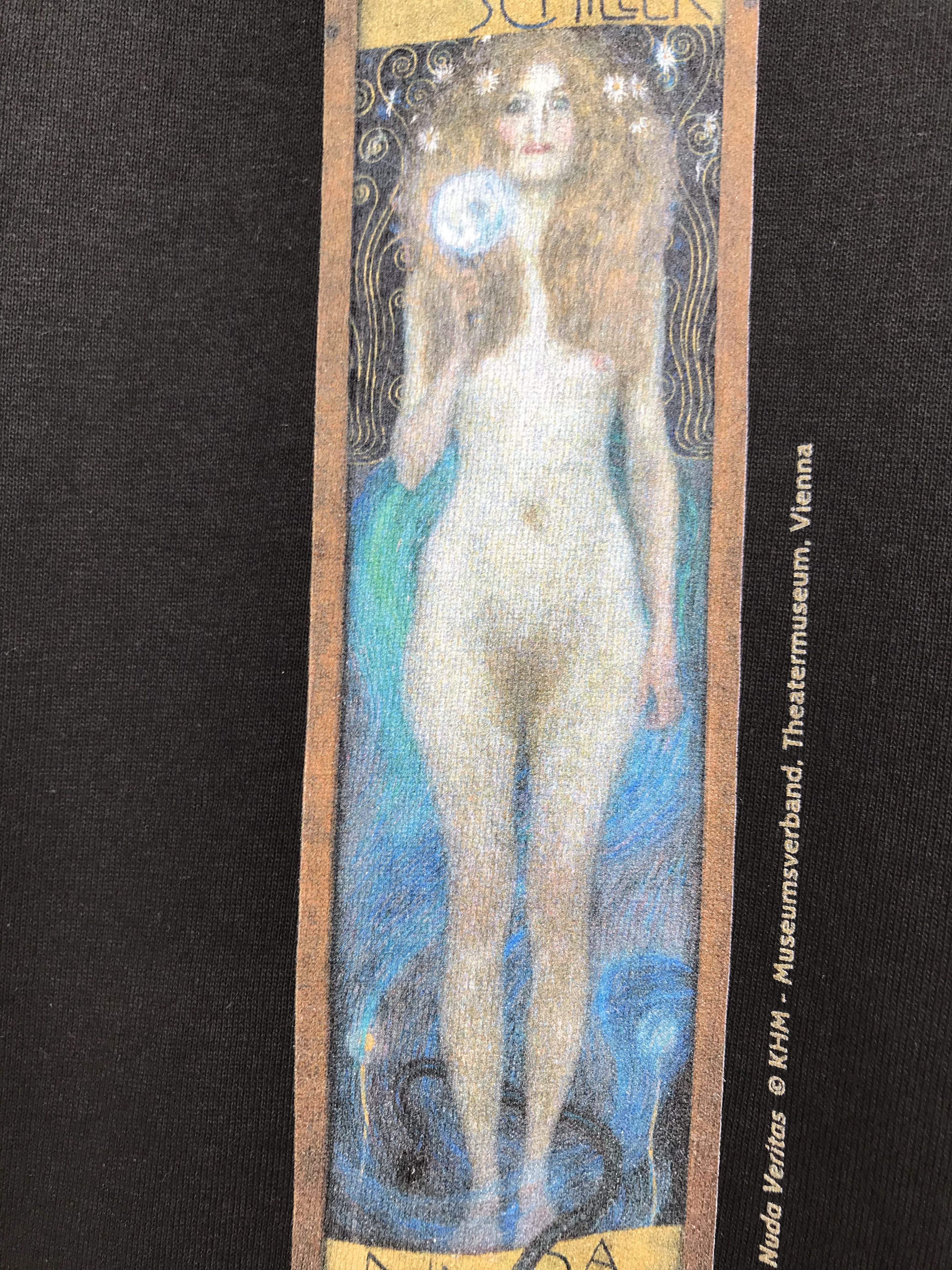 Vintage Vintage Gustav Klimt "Nuda Veritas" Naked Truth T-Shirt Size US M / EU 48-50 / 2 - 4 Thumbnail