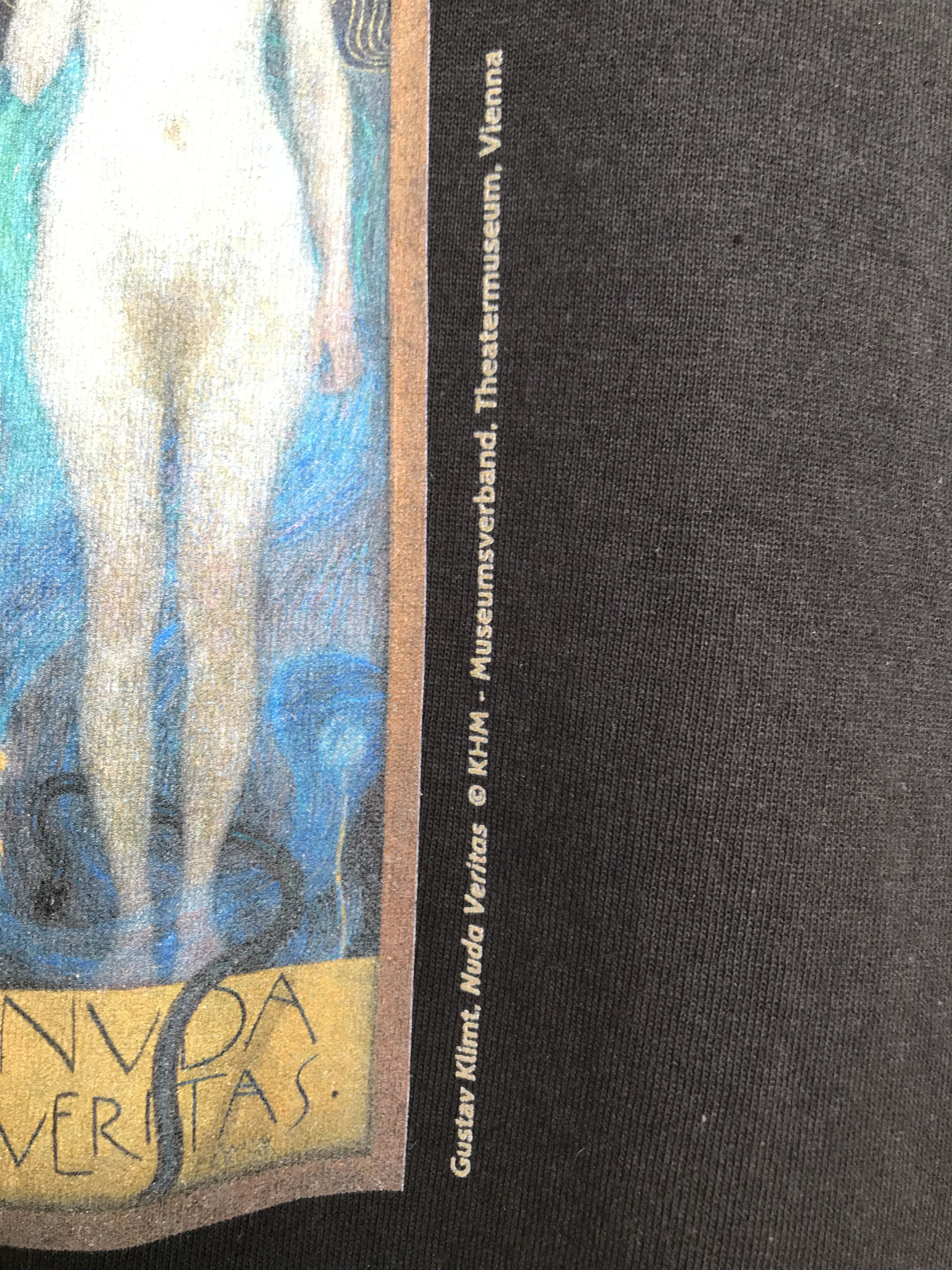 Vintage Vintage Gustav Klimt "Nuda Veritas" Naked Truth T-Shirt Size US M / EU 48-50 / 2 - 3 Thumbnail