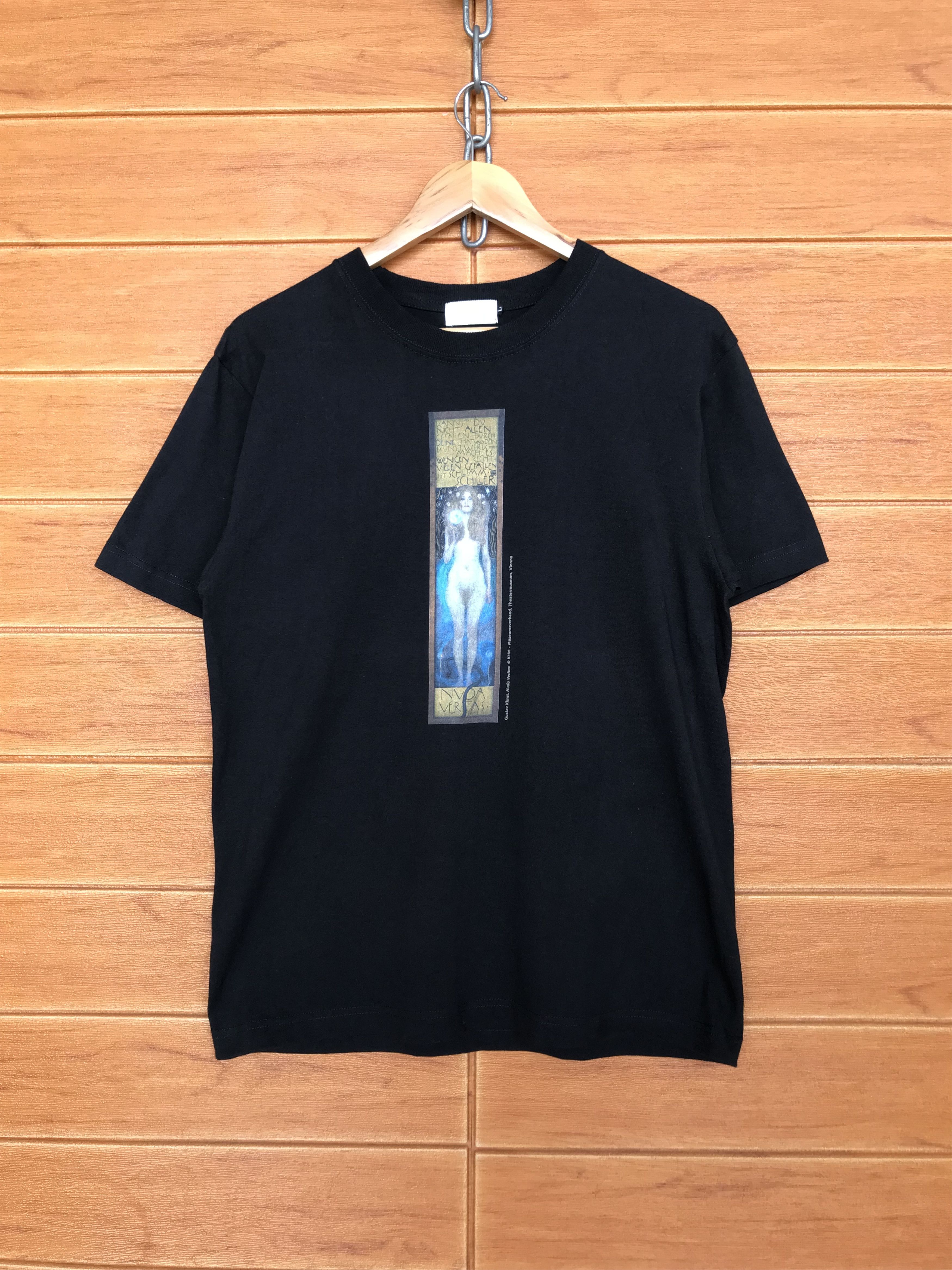 Vintage Vintage Gustav Klimt "Nuda Veritas" Naked Truth T-Shirt Size US M / EU 48-50 / 2 - 1 Thumbnail