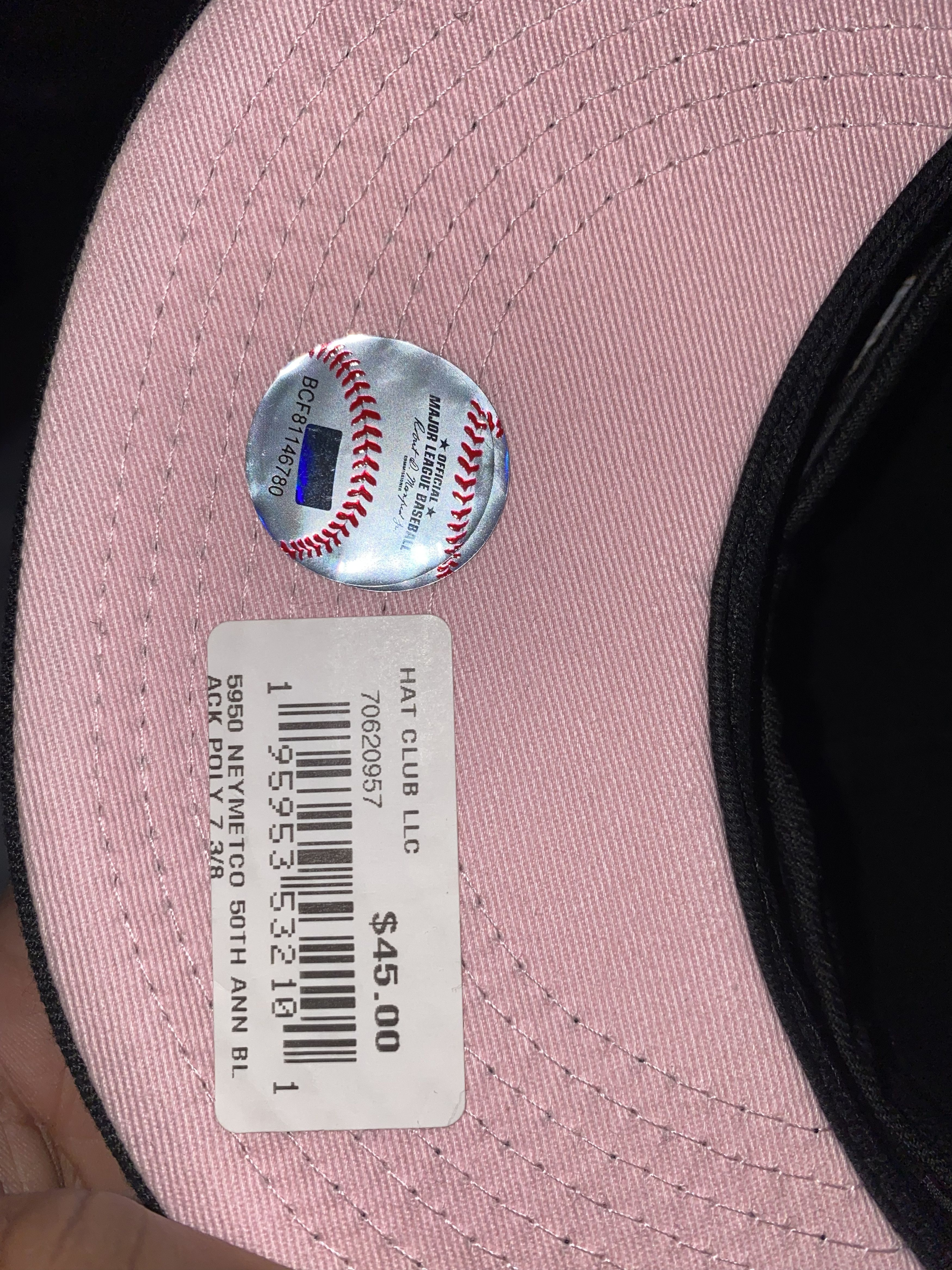 Hat Club HATCLUB Ladies night METS SZ 7 3/8 Size ONE SIZE - 3 Thumbnail