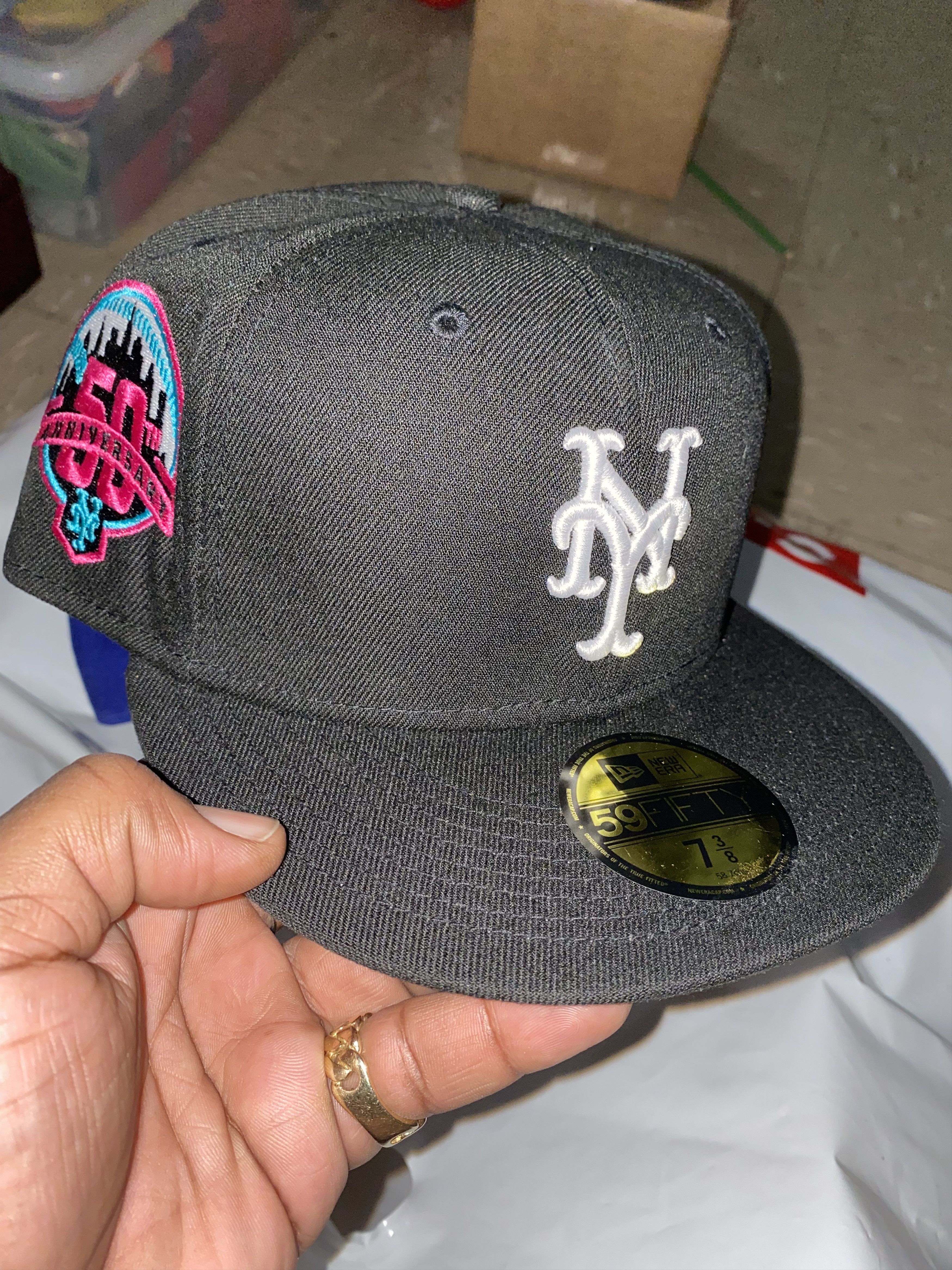 Hat Club HATCLUB Ladies night METS SZ 7 3/8 Size ONE SIZE - 1 Thumbnail