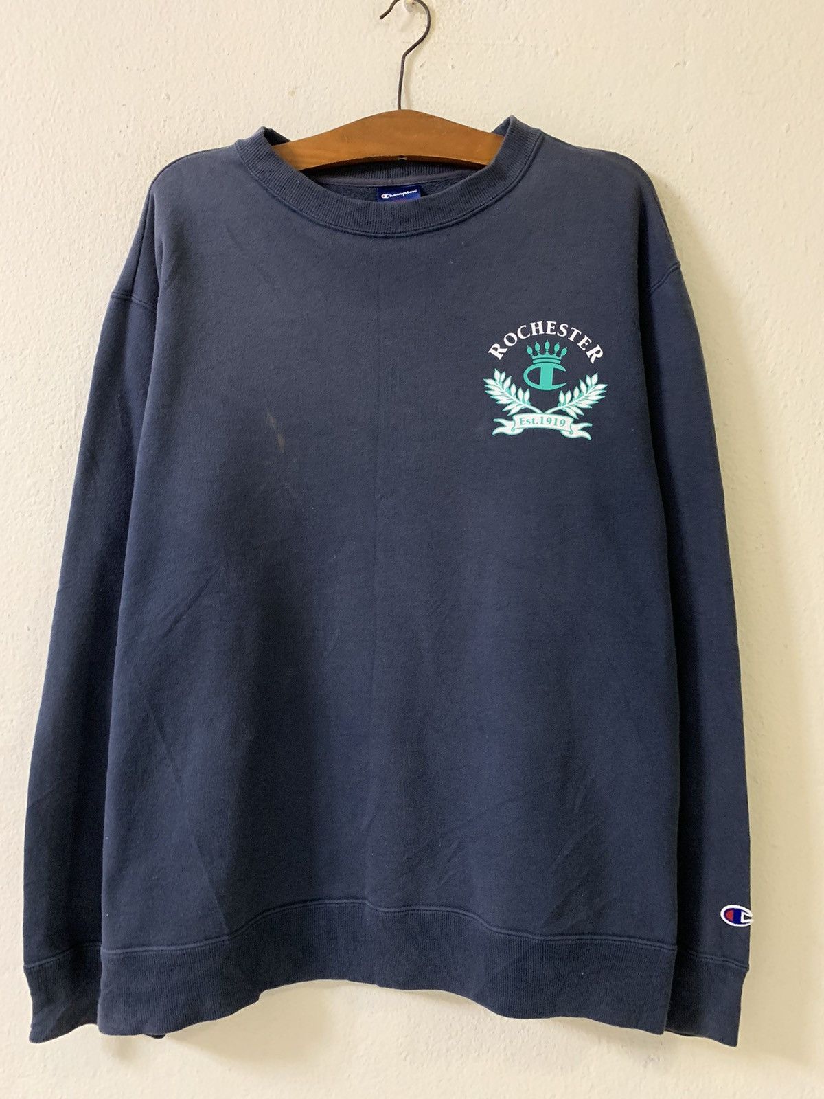 image of Champion Rochester Sweatshirt in Blue, Men's (Size Large)