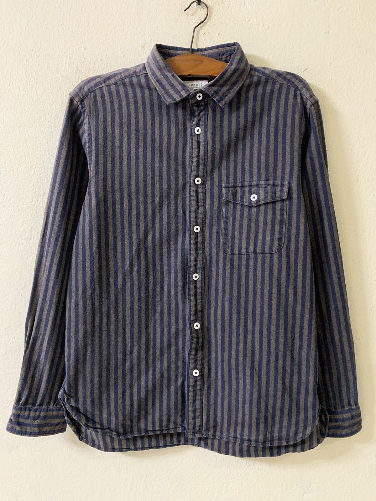 Japanese Brand Jun Red Shirt Size US M / EU 48-50 / 2 - 1 Thumbnail