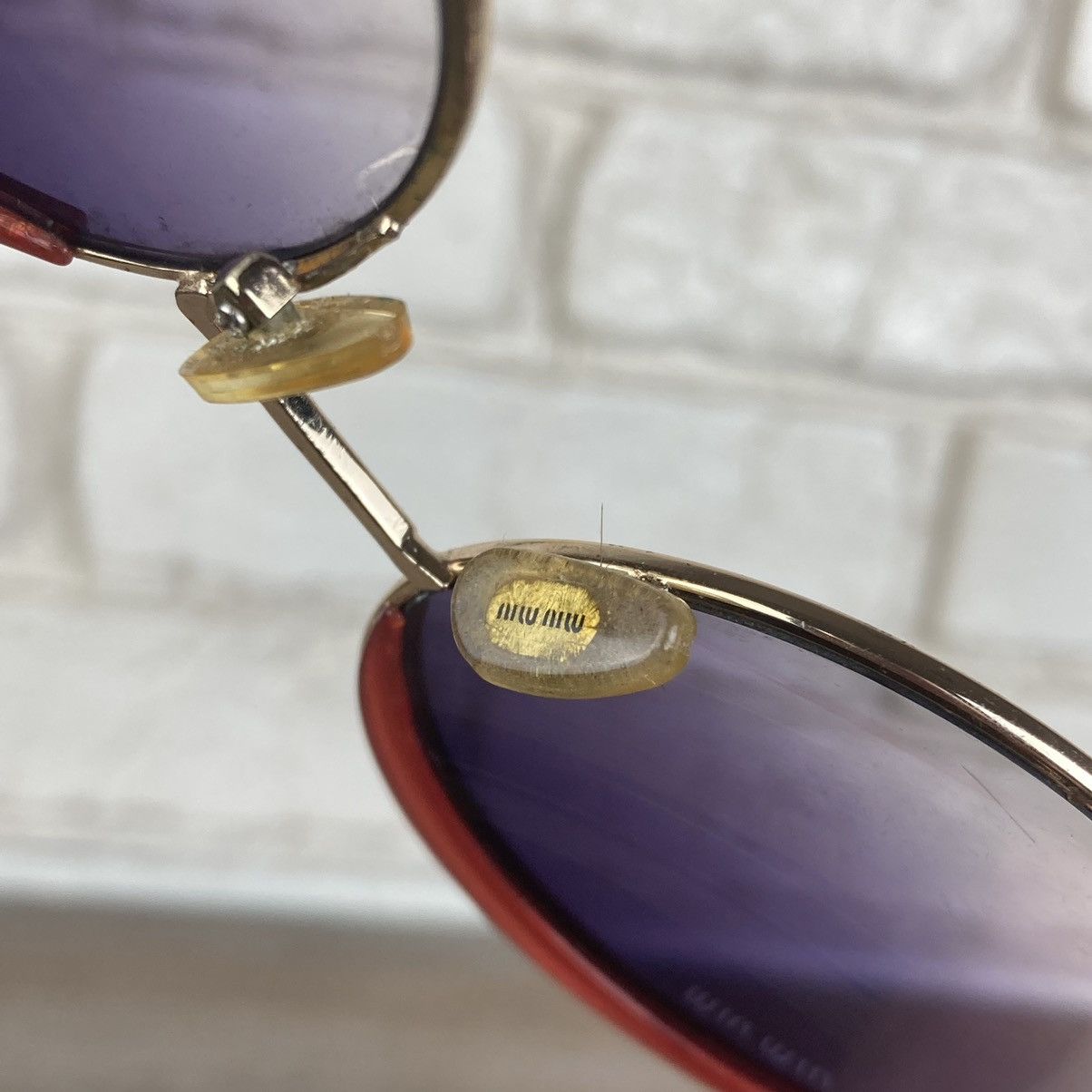 Miu Miu × Prada Vintage Miu Miu circle sunglasses Size ONE SIZE - 9 Thumbnail
