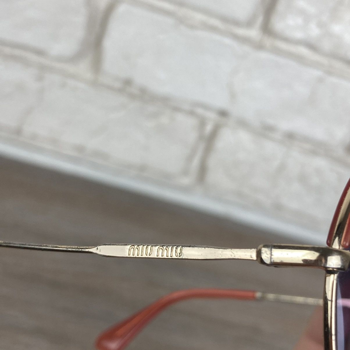 Miu Miu × Prada Vintage Miu Miu circle sunglasses Size ONE SIZE - 10 Thumbnail