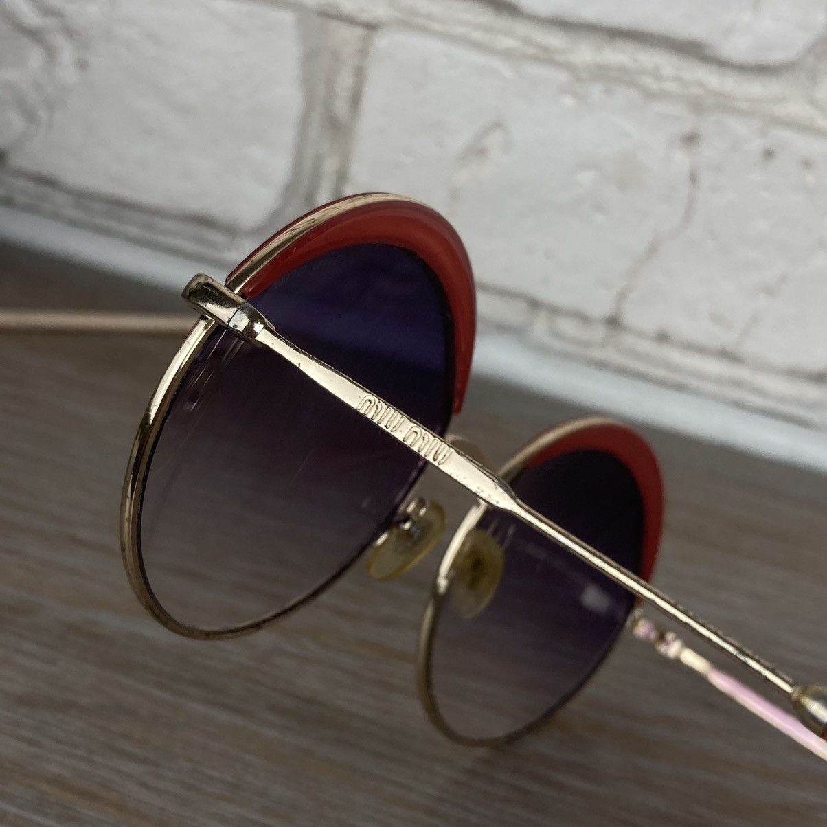 Miu Miu × Prada Vintage Miu Miu circle sunglasses Size ONE SIZE - 7 Thumbnail