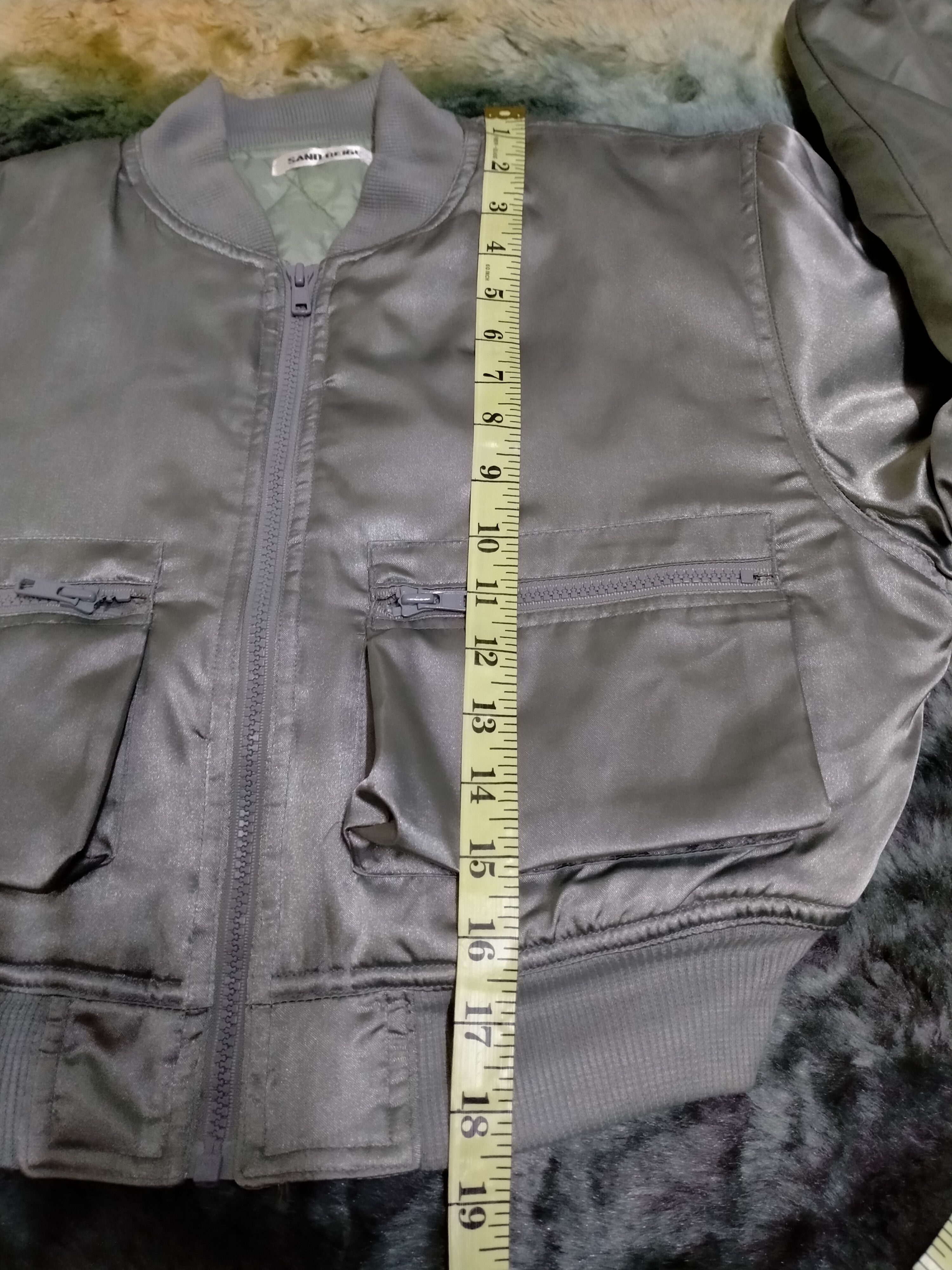 Japanese Brand Vintage Sand Beige Cropped Bomber Jacket Size M / US 6-8 / IT 42-44 - 11 Thumbnail