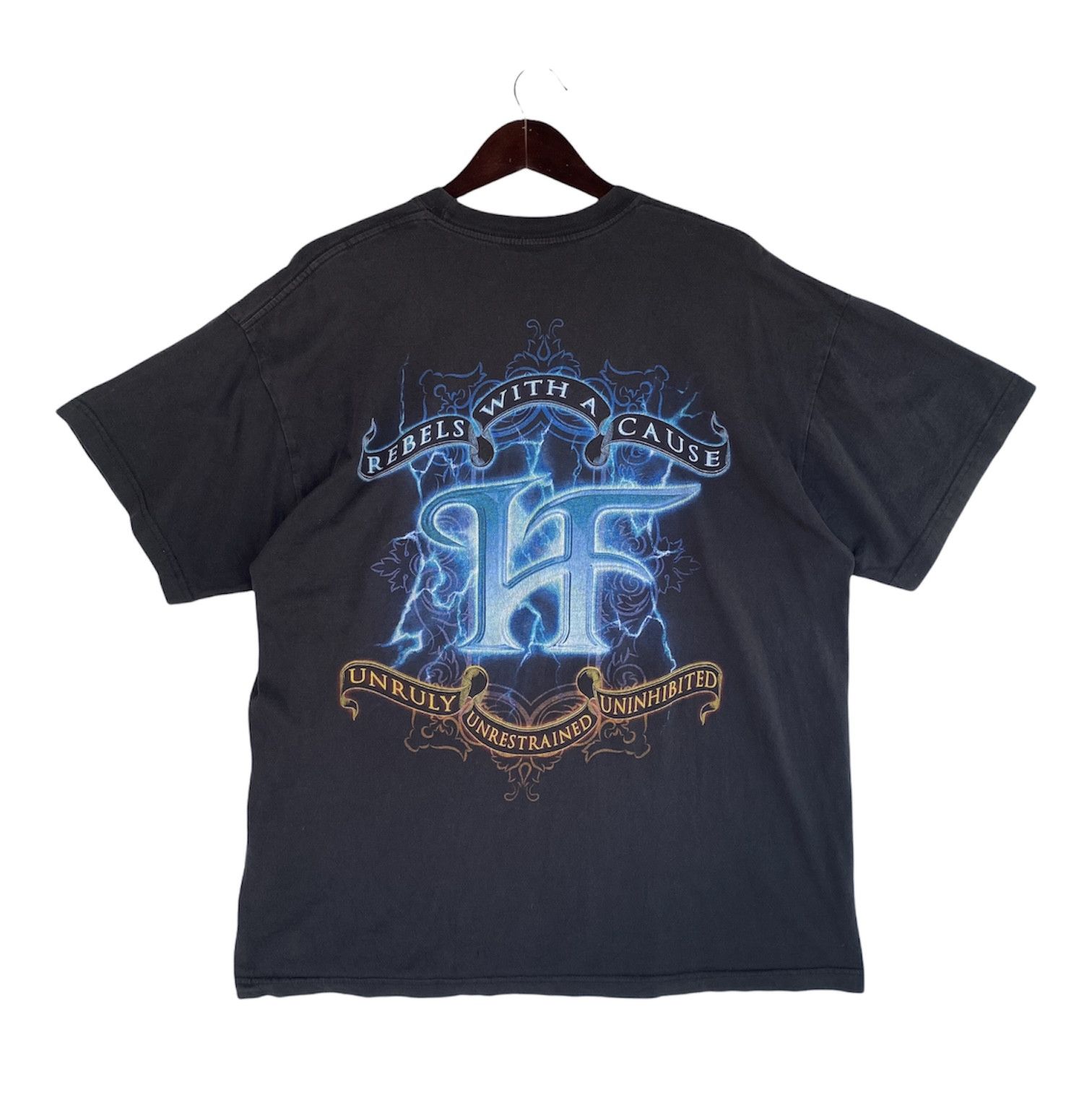Band Tees 💥VINTAGE HAMMERFALL power metal rebel with a cause shirt Size US XXL / EU 58 / 5 - 1 Thumbnail