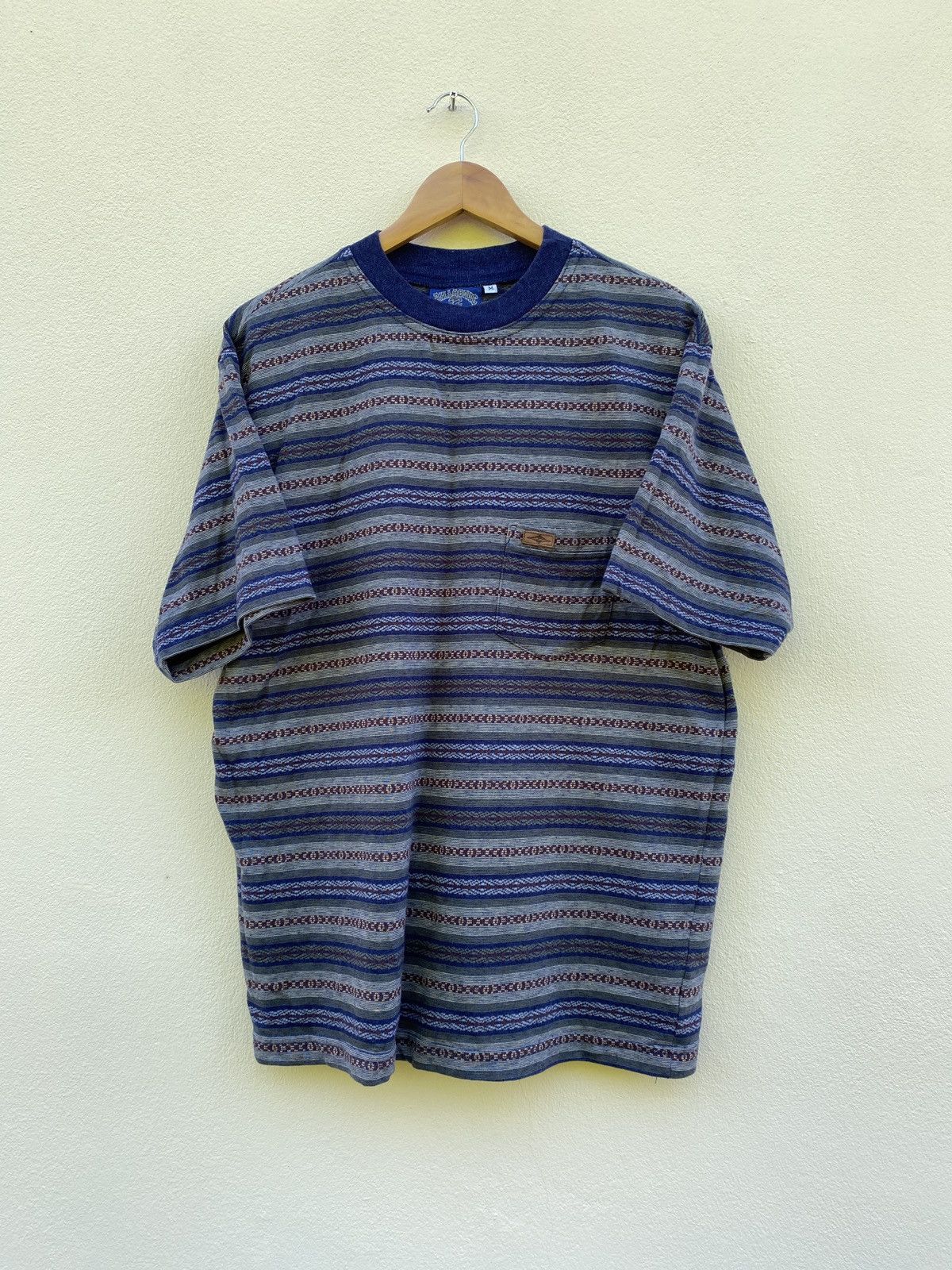 Billabong Vintage 80s Billabong Stripe Australia Surf Quiksilver Size US M / EU 48-50 / 2 - 1 Thumbnail