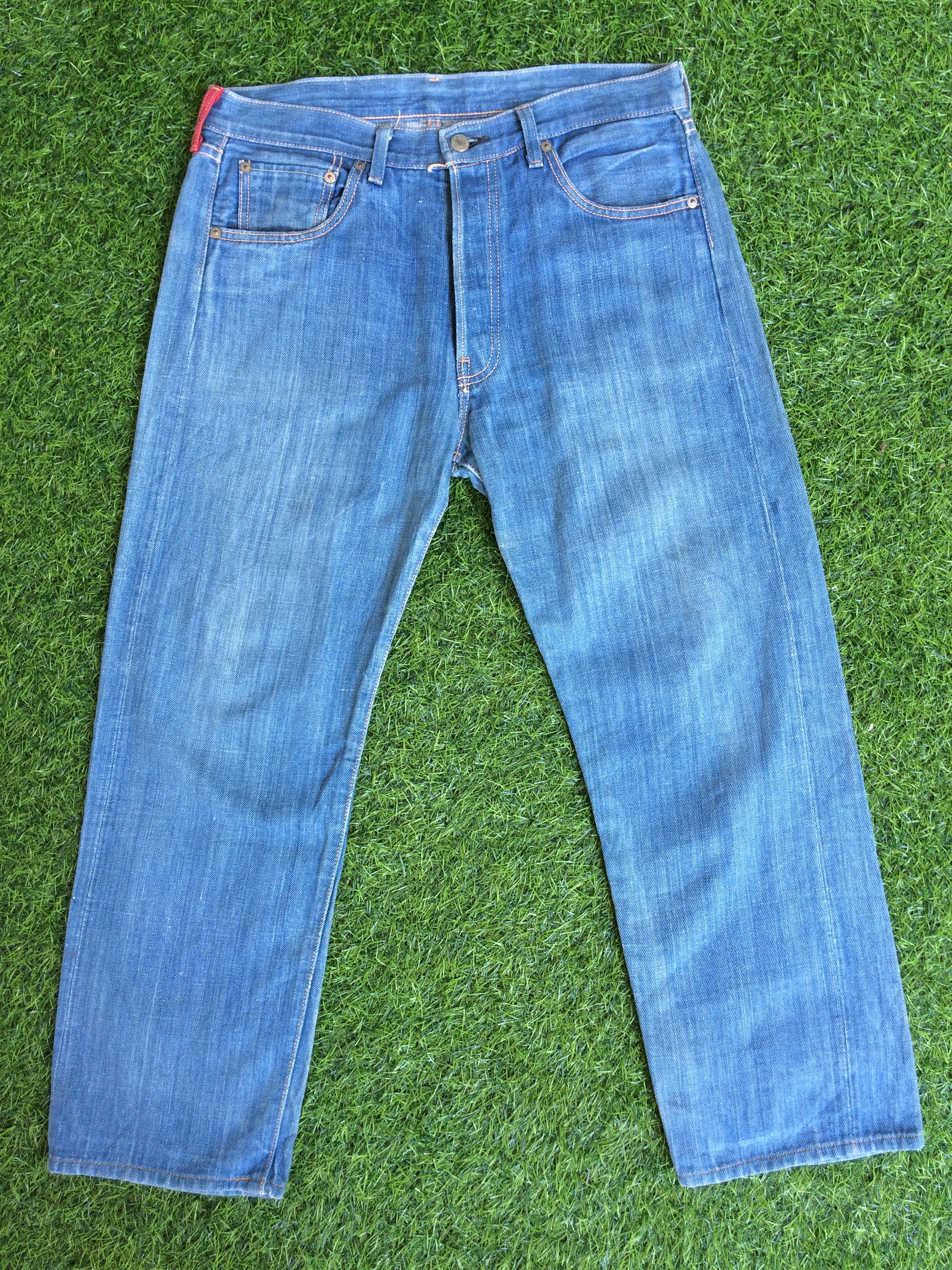 Levi's × Levi's Vintage Clothing Levis Red Loop Selvedge Jeans #B-127 Size US 33 - 3 Thumbnail