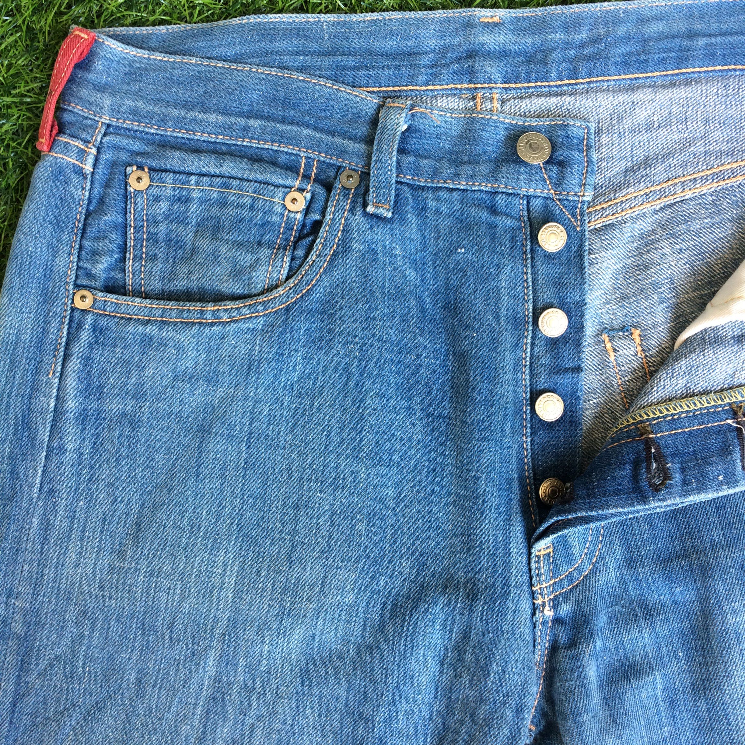 Levi's × Levi's Vintage Clothing Levis Red Loop Selvedge Jeans #B-127 Size US 33 - 8 Thumbnail