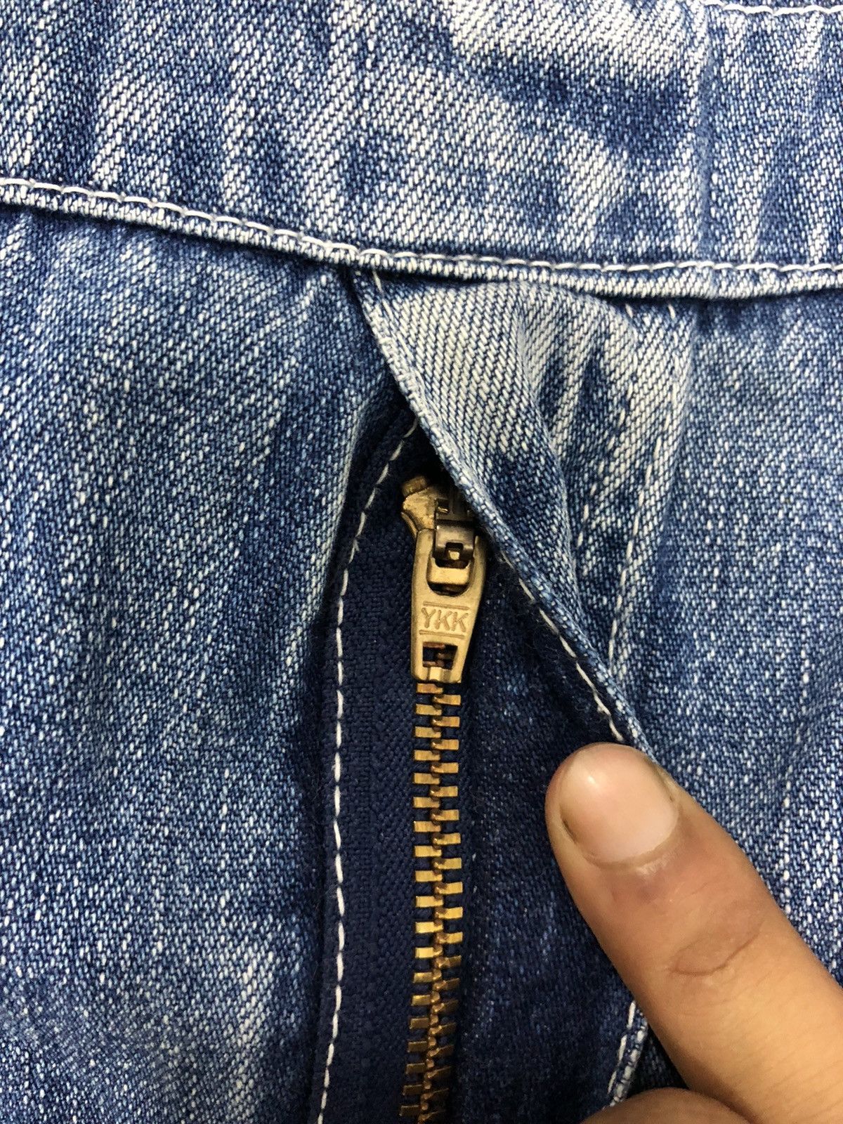 Designer × Japanese Brand Bencer Denim Overalls Pocket Japanese Brand Distressed Style Size US 33 - 7 Thumbnail