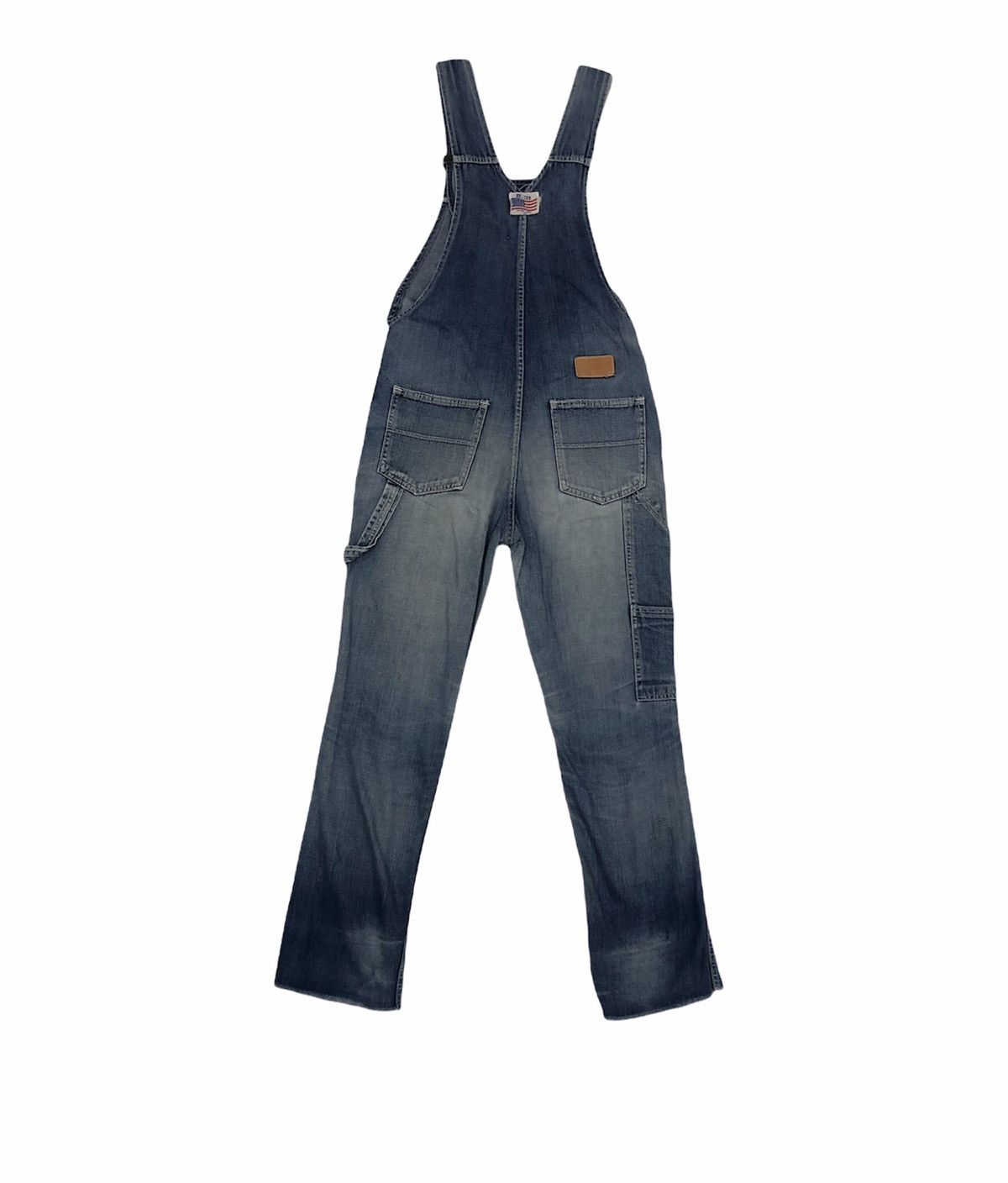 Designer × Japanese Brand Bencer Denim Overalls Pocket Japanese Brand Distressed Style Size US 33 - 2 Thumbnail