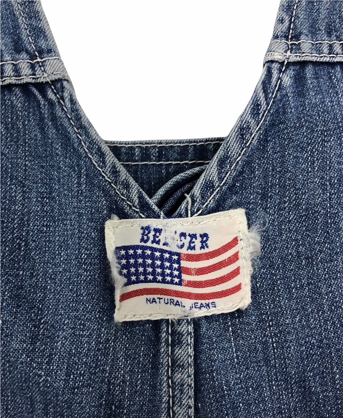 Designer × Japanese Brand Bencer Denim Overalls Pocket Japanese Brand Distressed Style Size US 33 - 8 Thumbnail