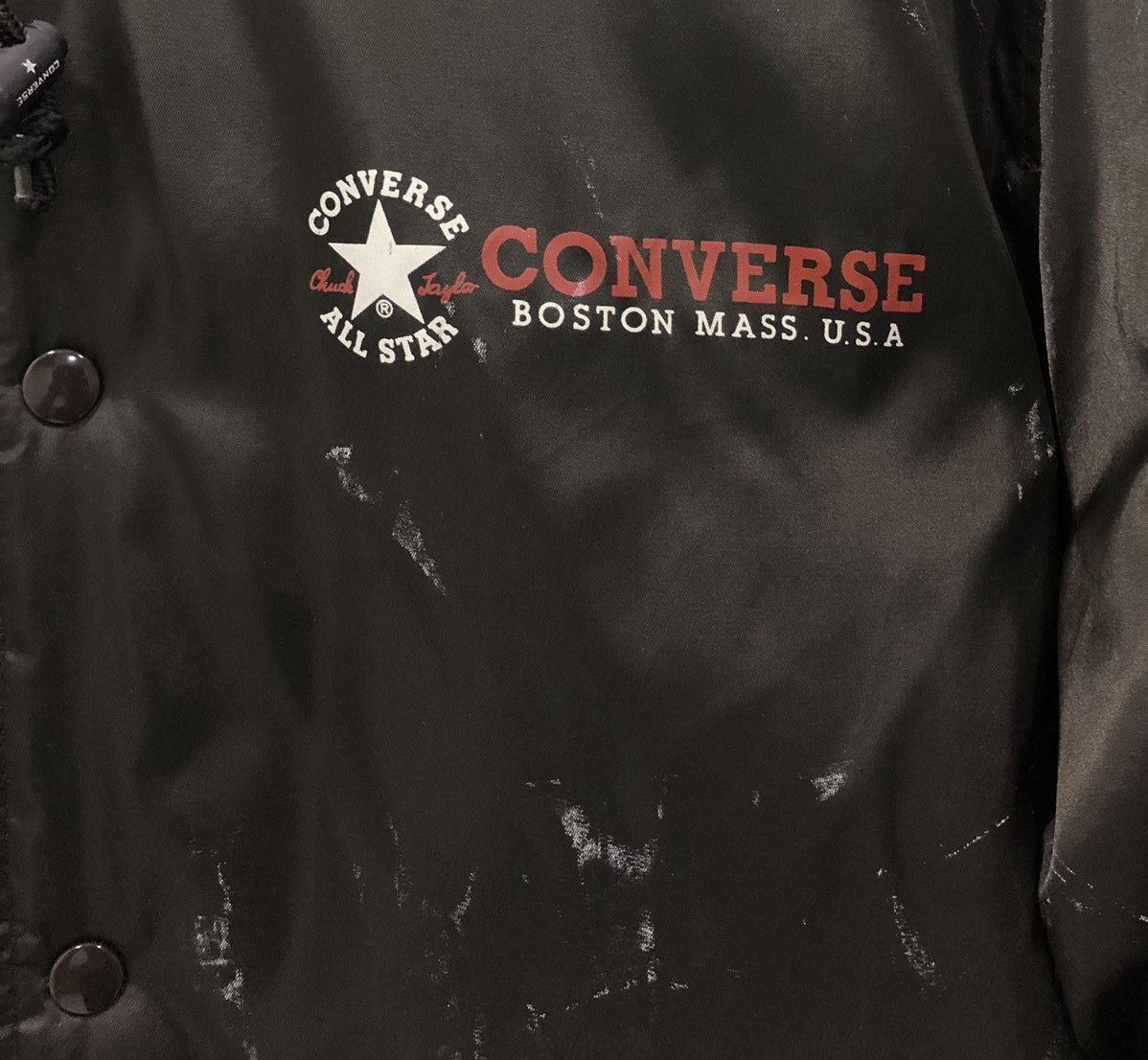 Converse × Vintage Vintage converse all star Big Logo Long jacket Size US L / EU 52-54 / 3 - 4 Thumbnail
