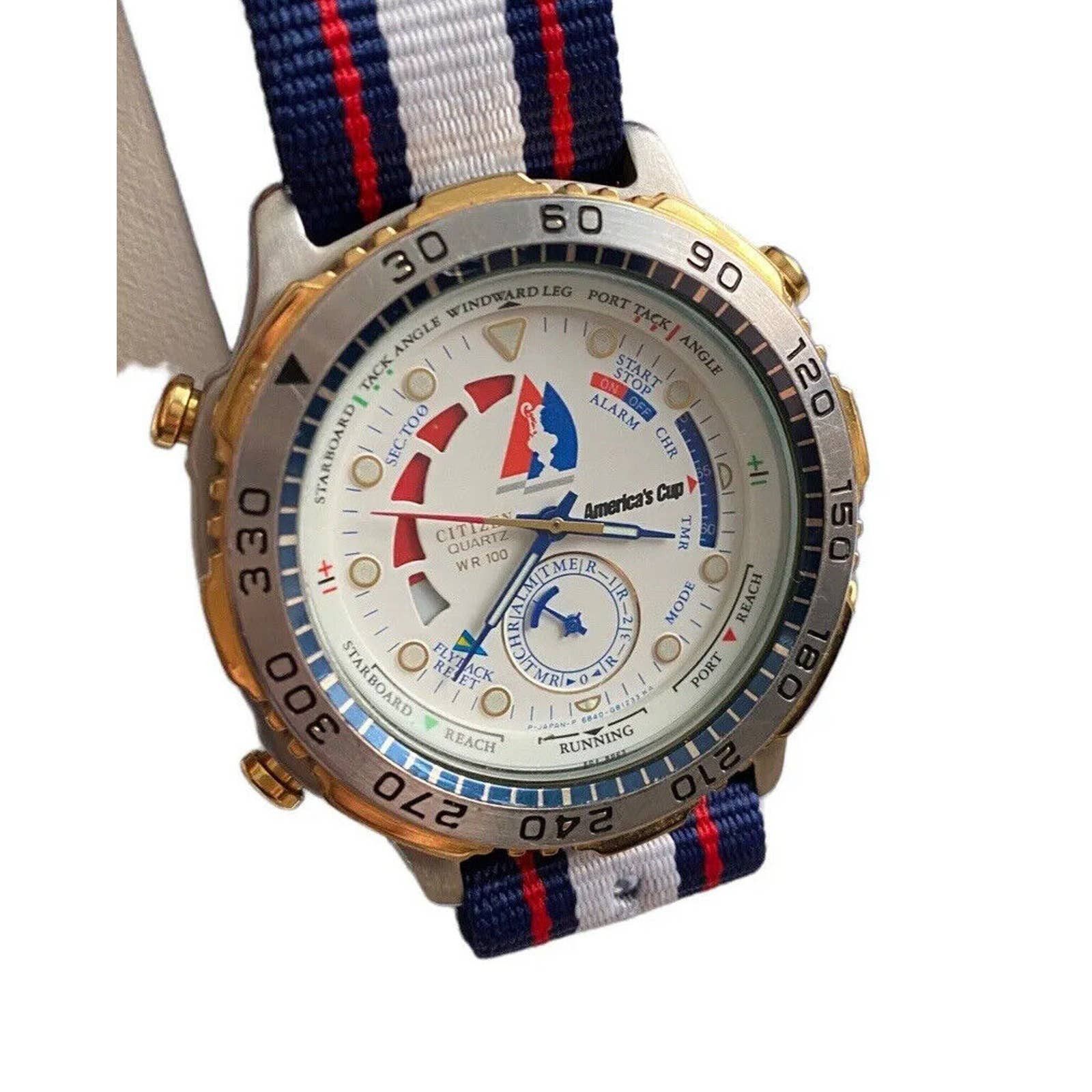Citizen Citizen Yacht 1992 Americas Cup Watch Chronograph Race Size ONE SIZE - 3 Thumbnail