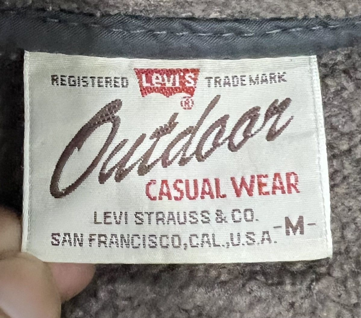 Levi's × Vintage Vintage Levi's Outdoor Casual Wear Fleece Jacket Made in USA Size US M / EU 48-50 / 2 - 10 Thumbnail
