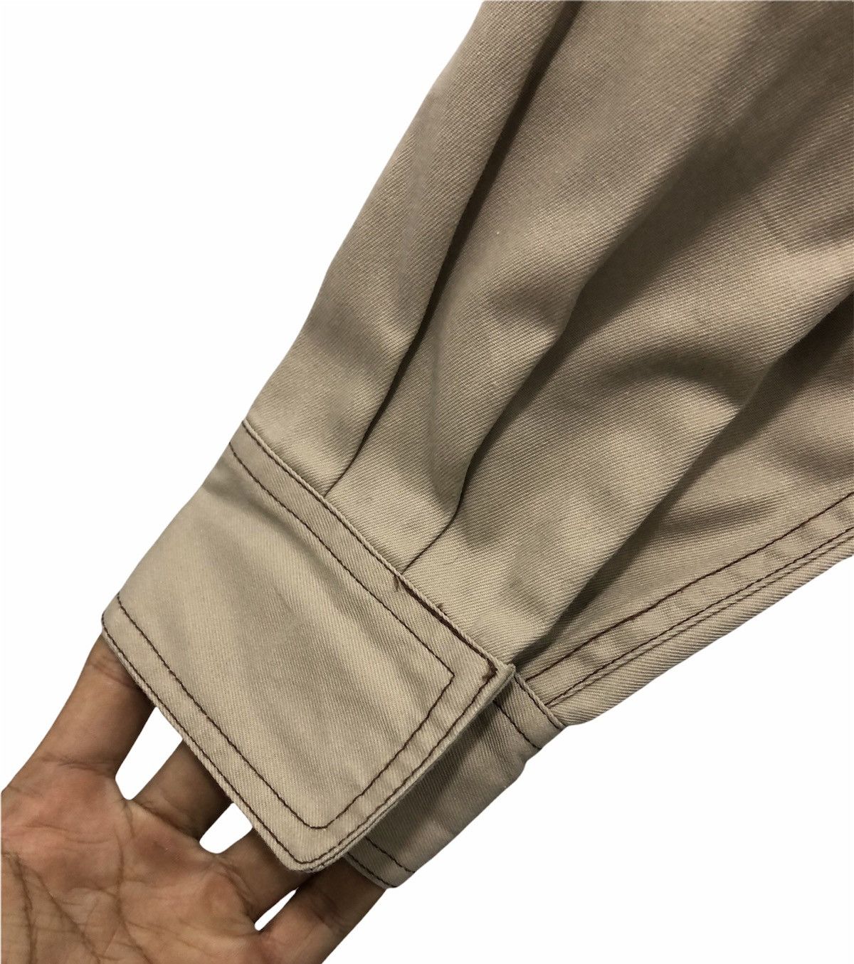 Sports Specialties ISUZU Mechanic Coveralls Size F Beige Workwear Jumpsuit Size US 39 - 9 Thumbnail