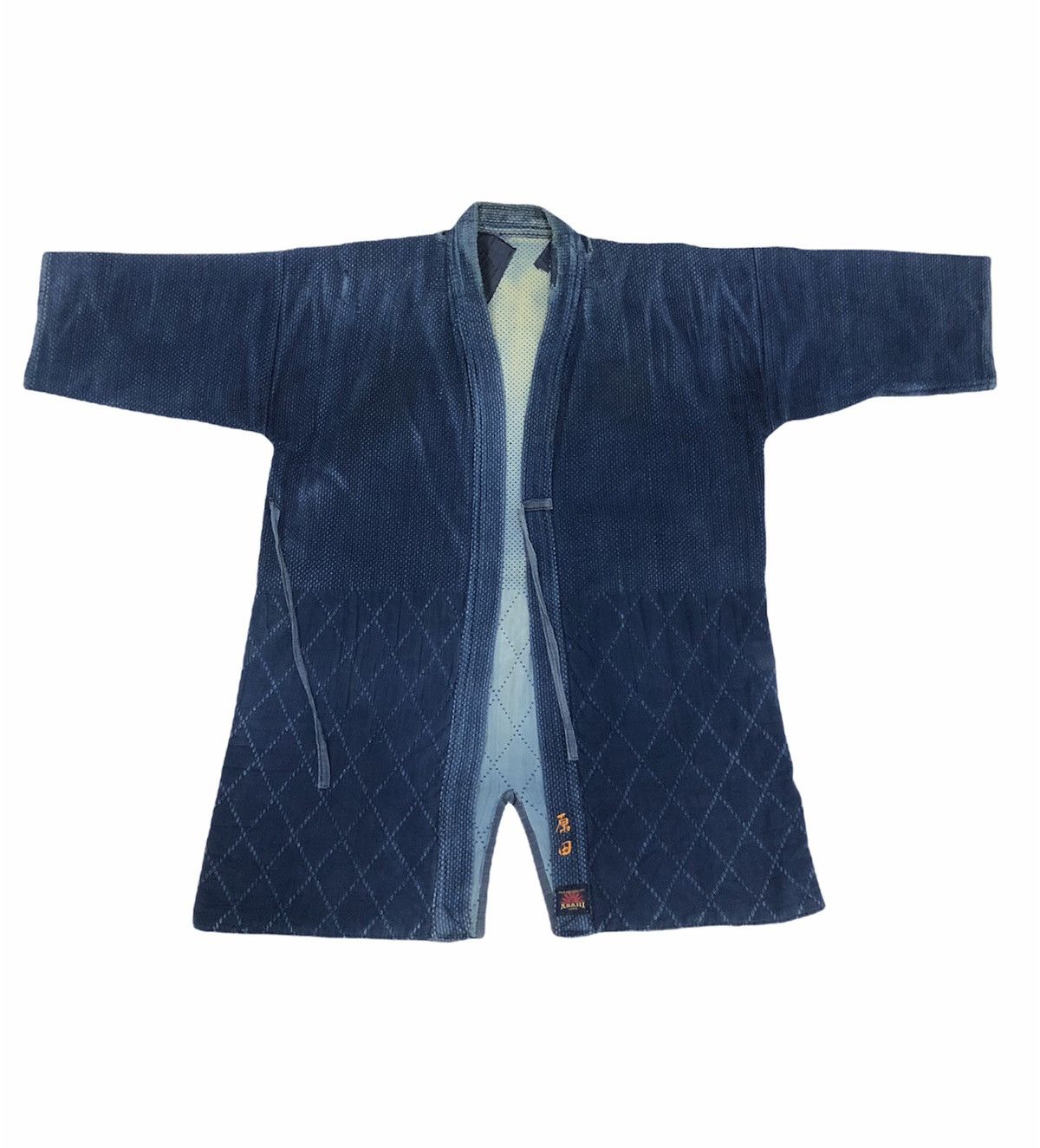 Indigo × Japanese Brand True 70s Vintage Kimono Asahi Japan indigo Size US M / EU 48-50 / 2 - 1 Thumbnail