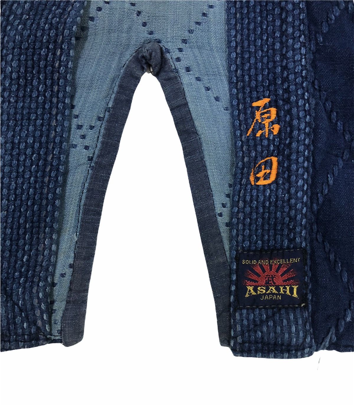 Indigo × Japanese Brand True 70s Vintage Kimono Asahi Japan indigo Size US M / EU 48-50 / 2 - 5 Thumbnail