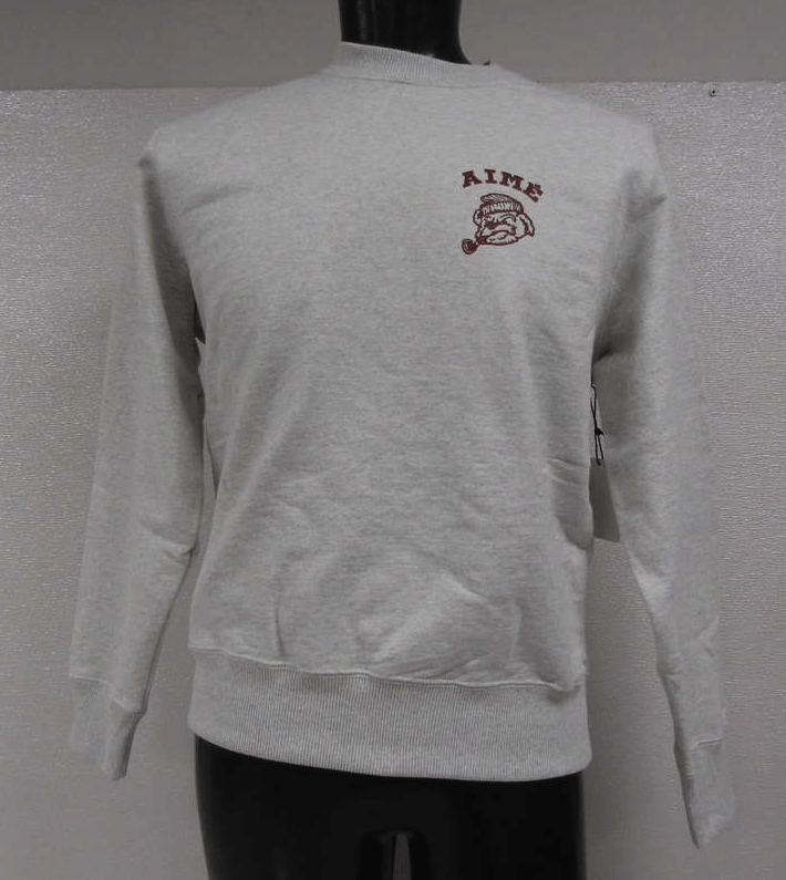 Aime Leon Dore Collegiate Buddy Crewneck Sweatshirt Size Large L Heather  Gray